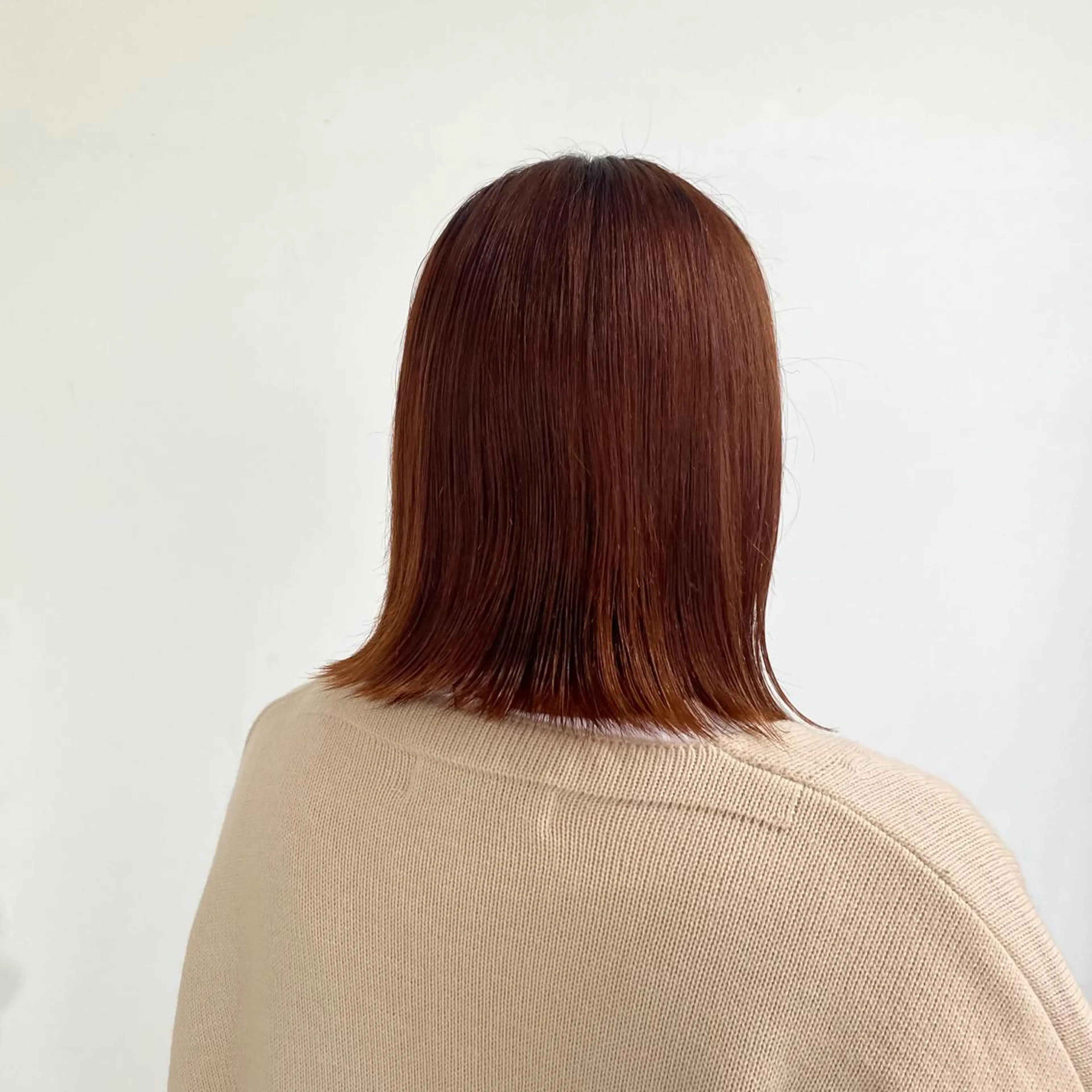 ミディアム カラー ブリーチ オレンジ 3日空きあり 🌟misatoのヘアスタイル