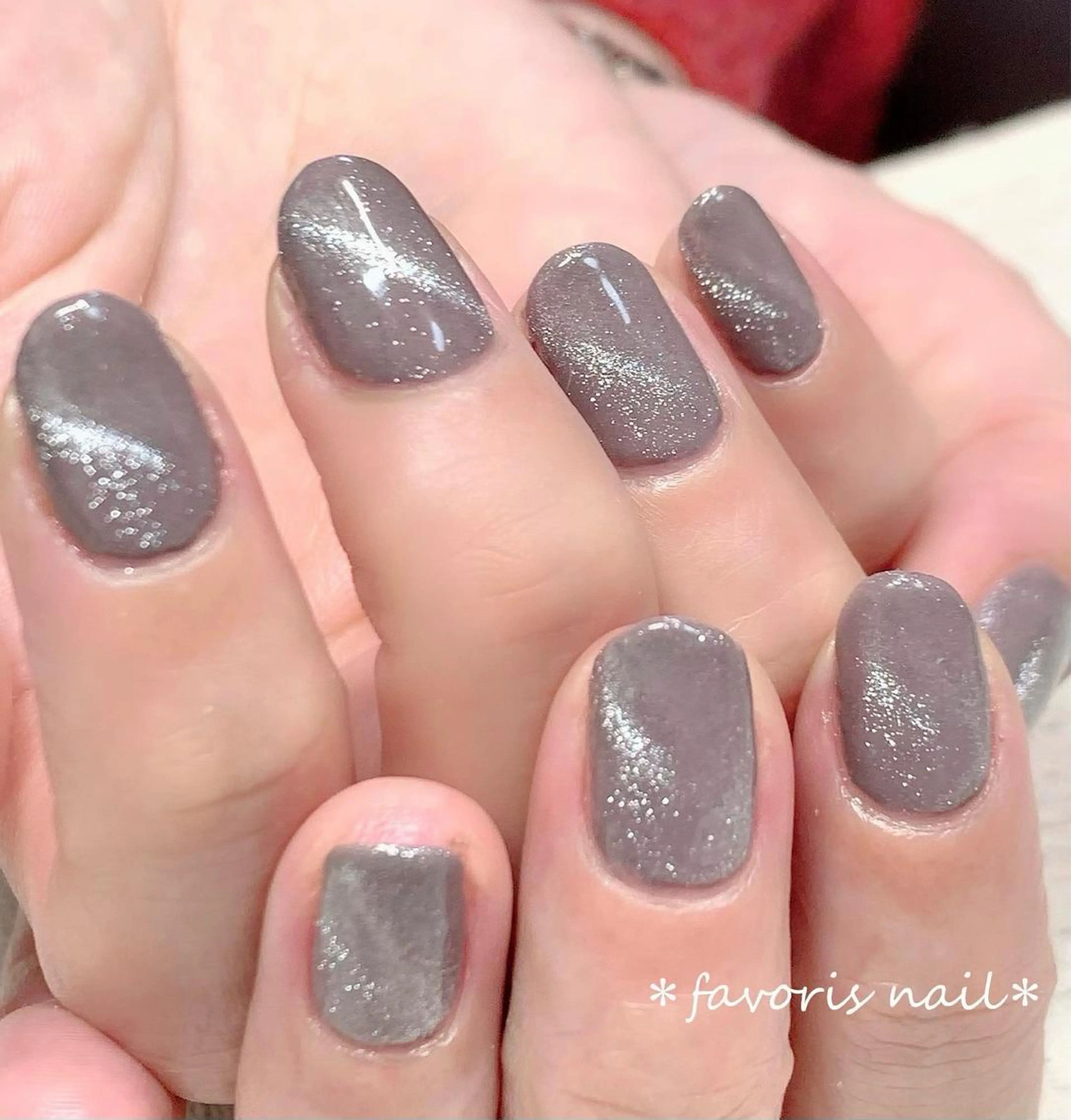 ネイル マグネットネイル favoris nail🌼のネイルデザイン