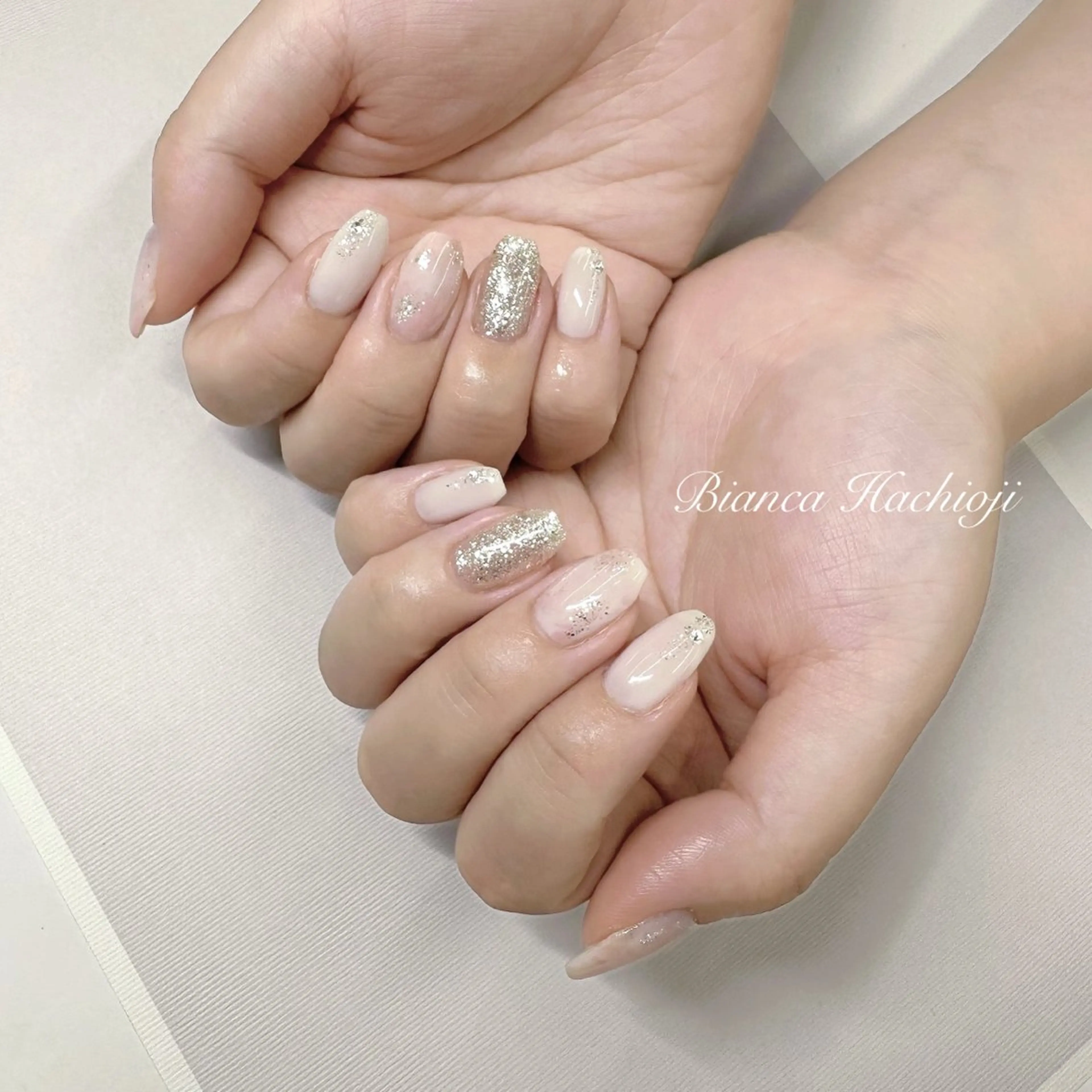 ネイル ハンドネイル Bianca🦋 AIRAのネイルデザイン