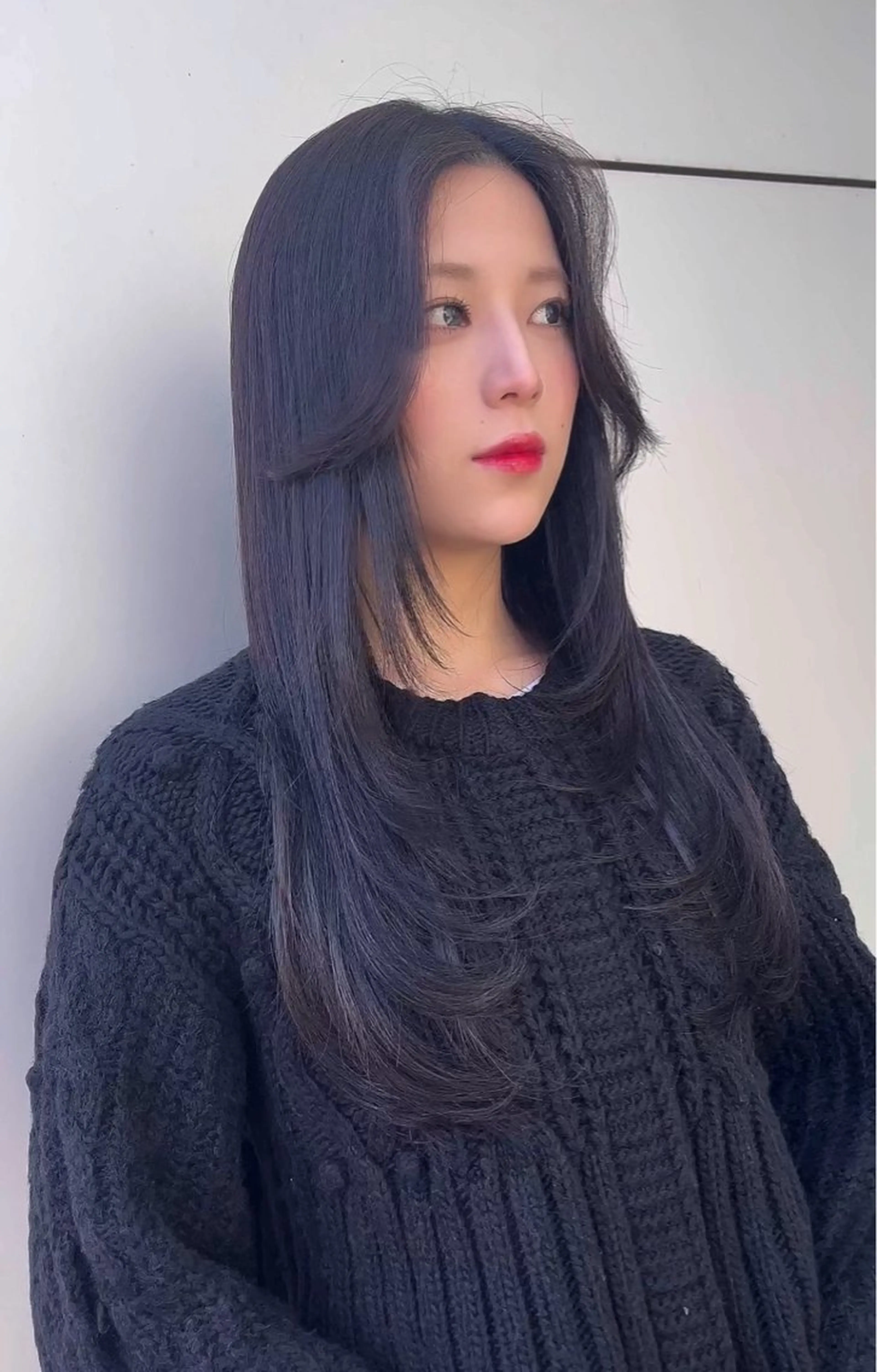 ロング カラー カット ヘアカラー トリートメント 🌫️大人韓国ヘア 🌫️naoyaのヘアスタイル