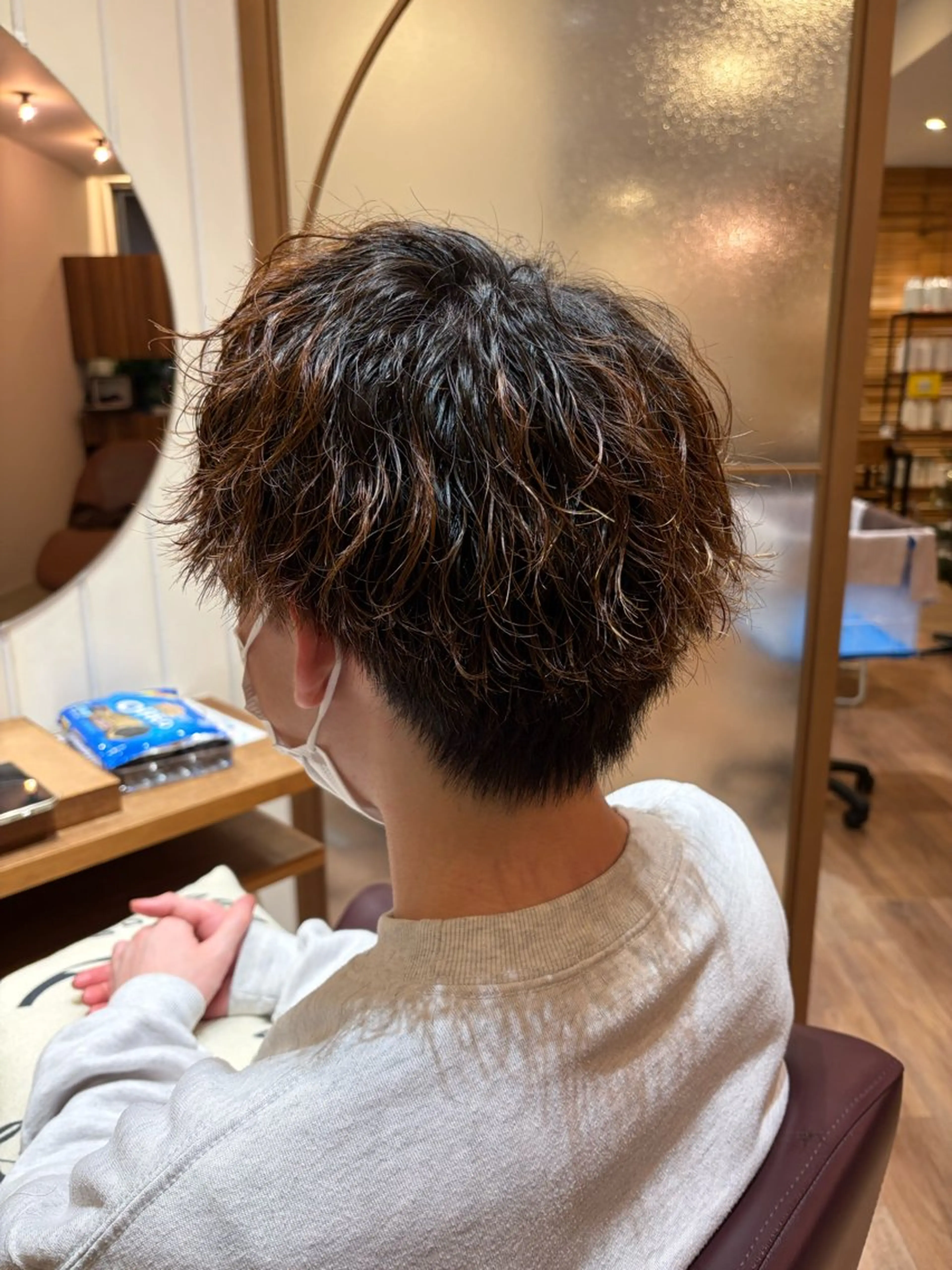 パーマ メンズ 宇井 海翔のヘアスタイル
