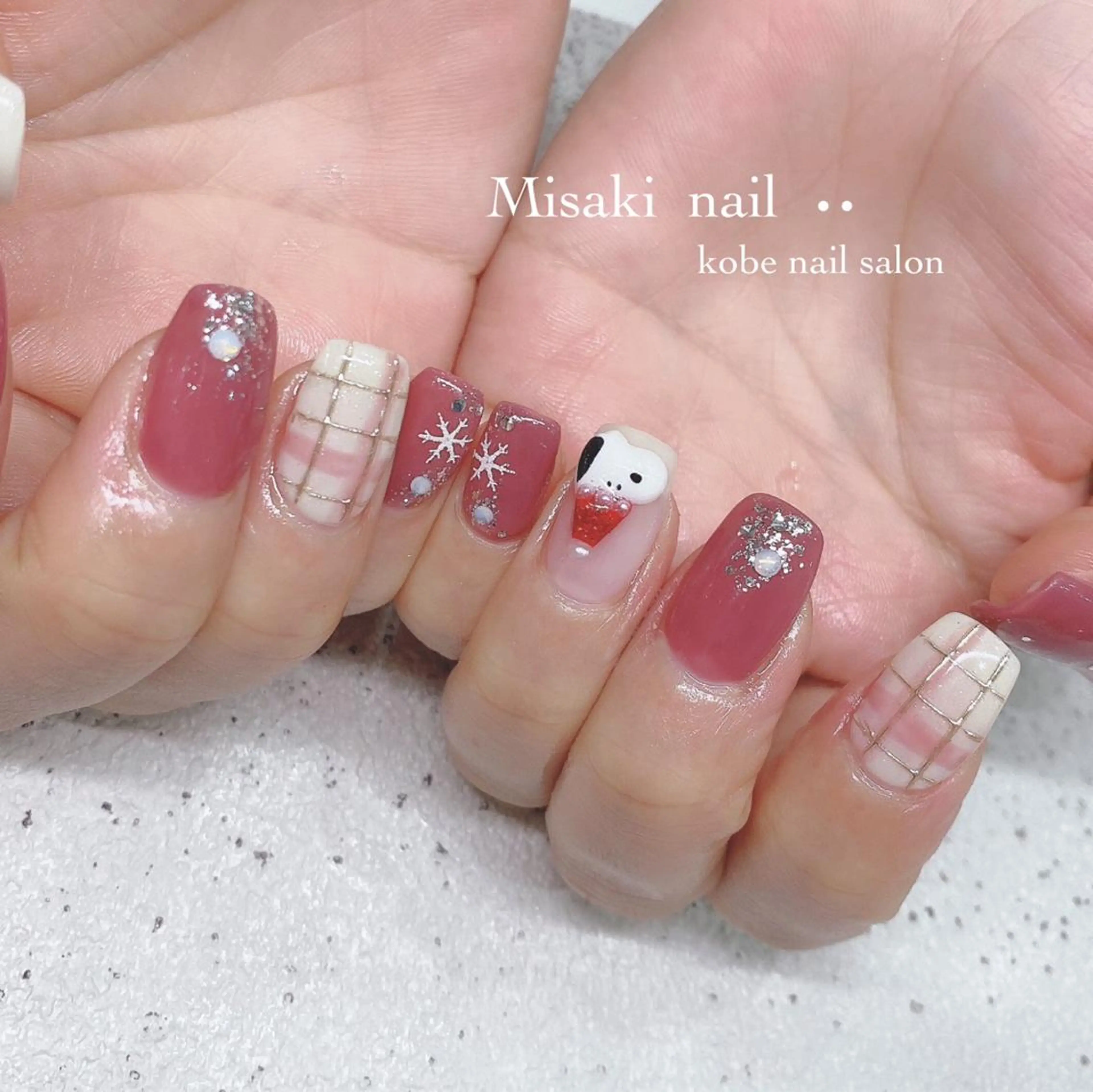 ネイル 韓国ネイル ワンホンネイル ハンドネイル nailsalon miinailsのネイルデザイン
