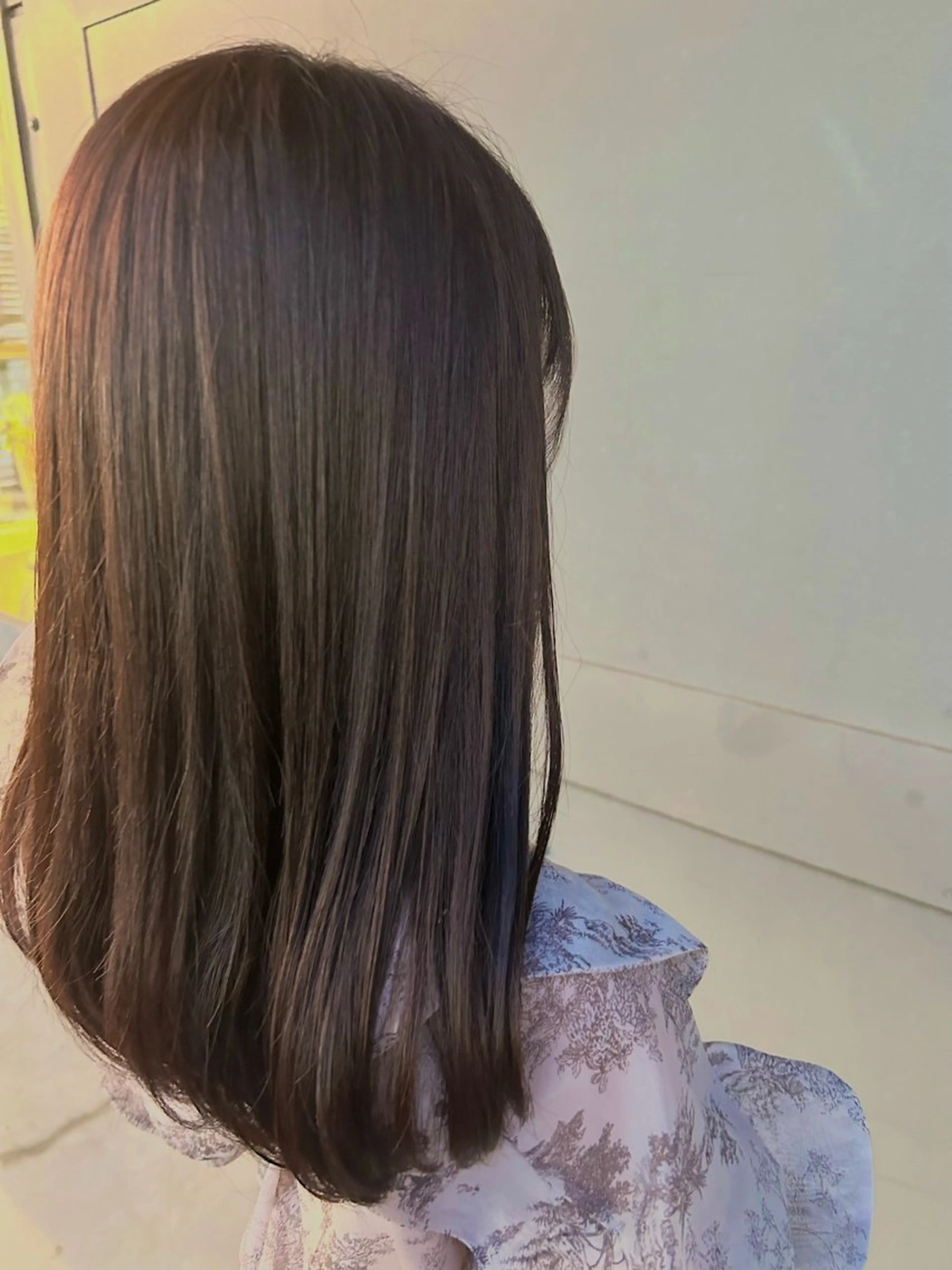 セミロング カラー そら୨୧˖men's /デザインカラーのヘアスタイル