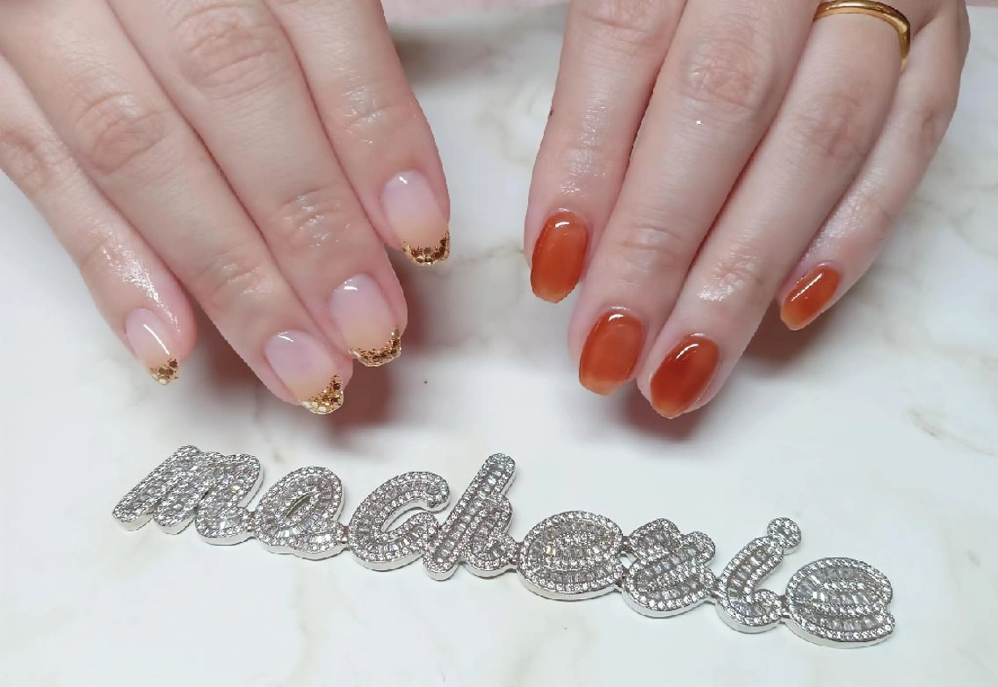 ネイル キラキラネイル ハンドネイル Nail Salon macherieのネイルデザイン