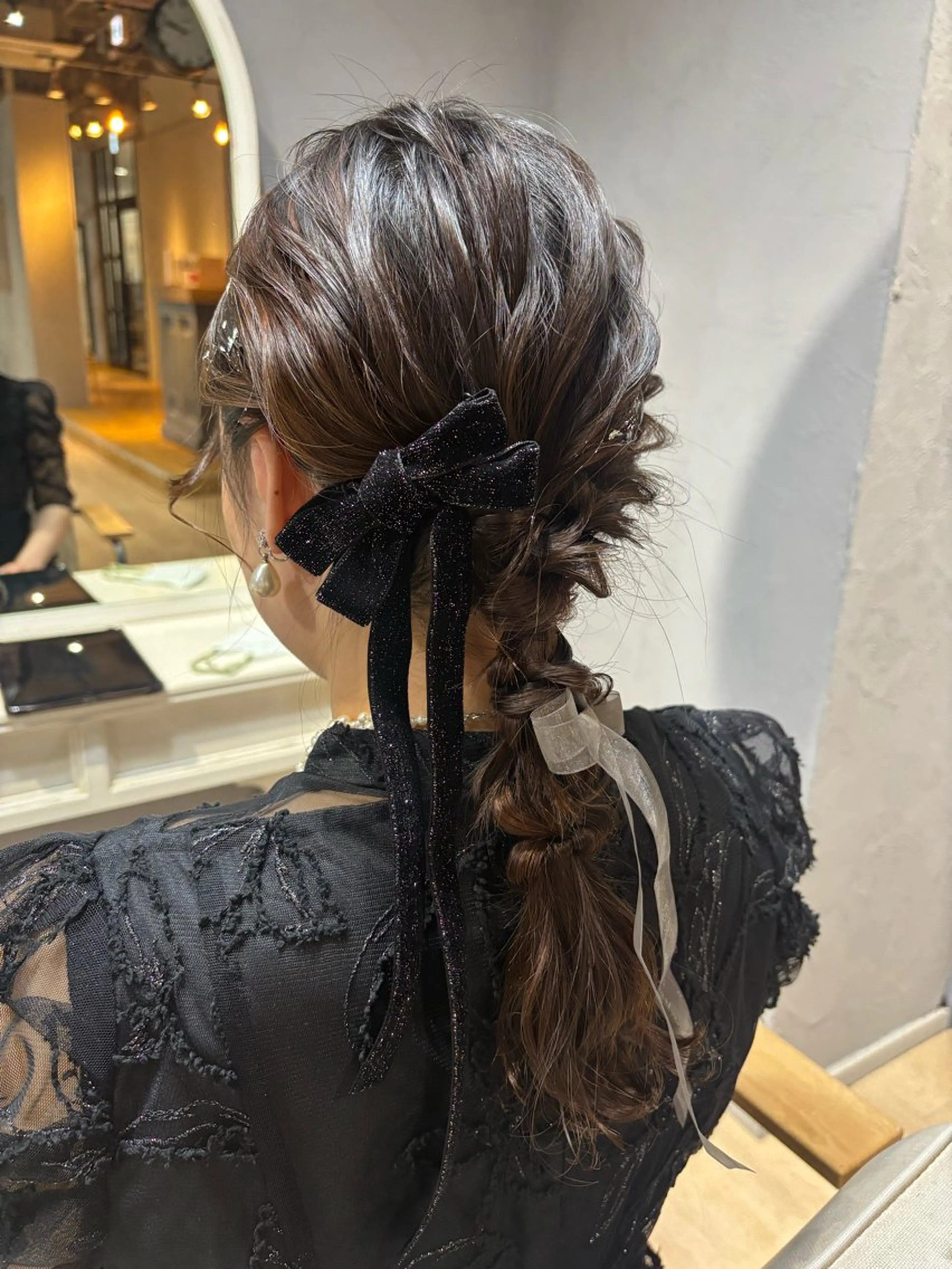 早朝お呼ばれヘアセット🎀の写真