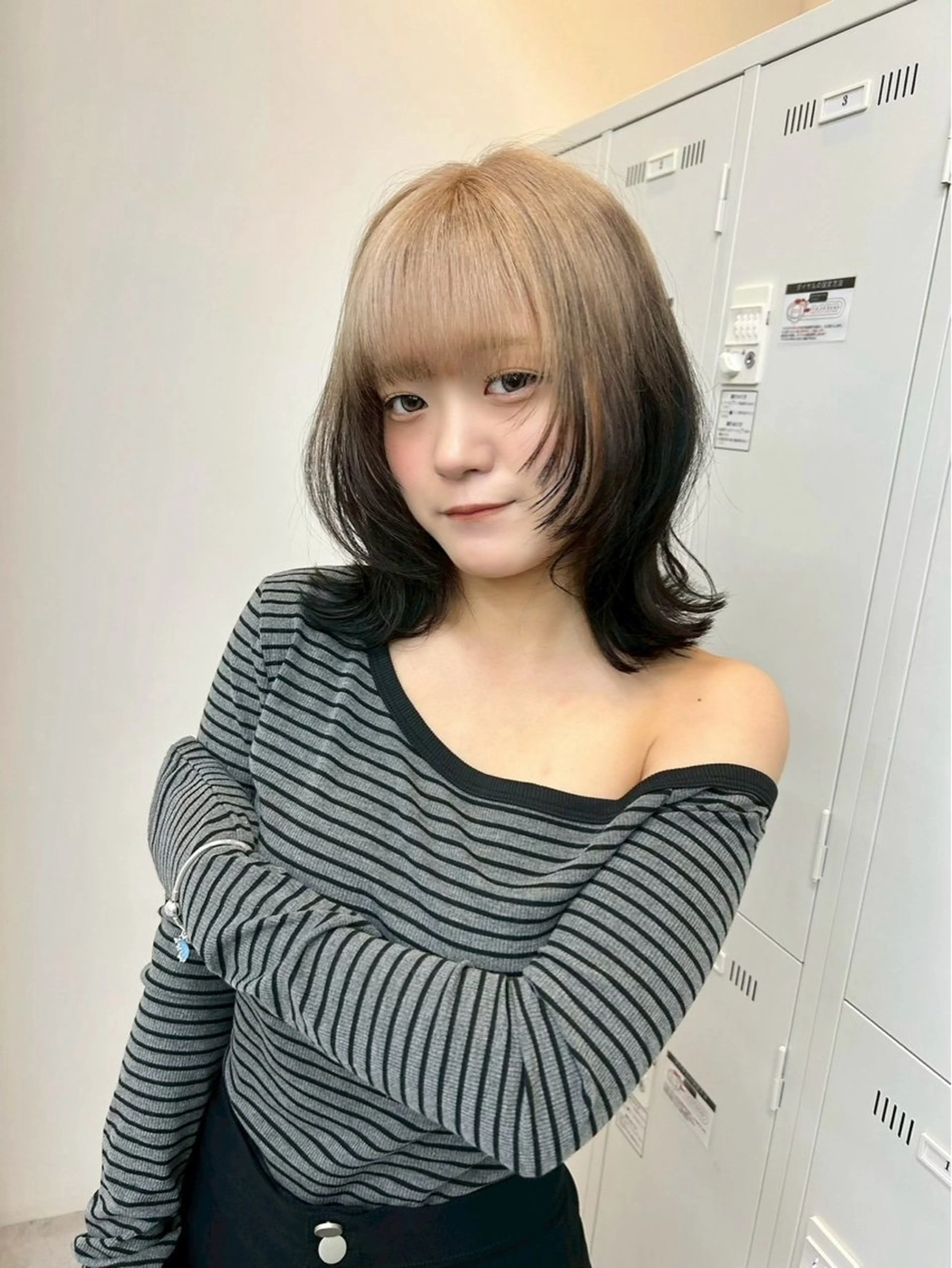 ミディアム ヘアカラー トリートメント ハイトーン/ブリーチ 🧁soraのヘアスタイル