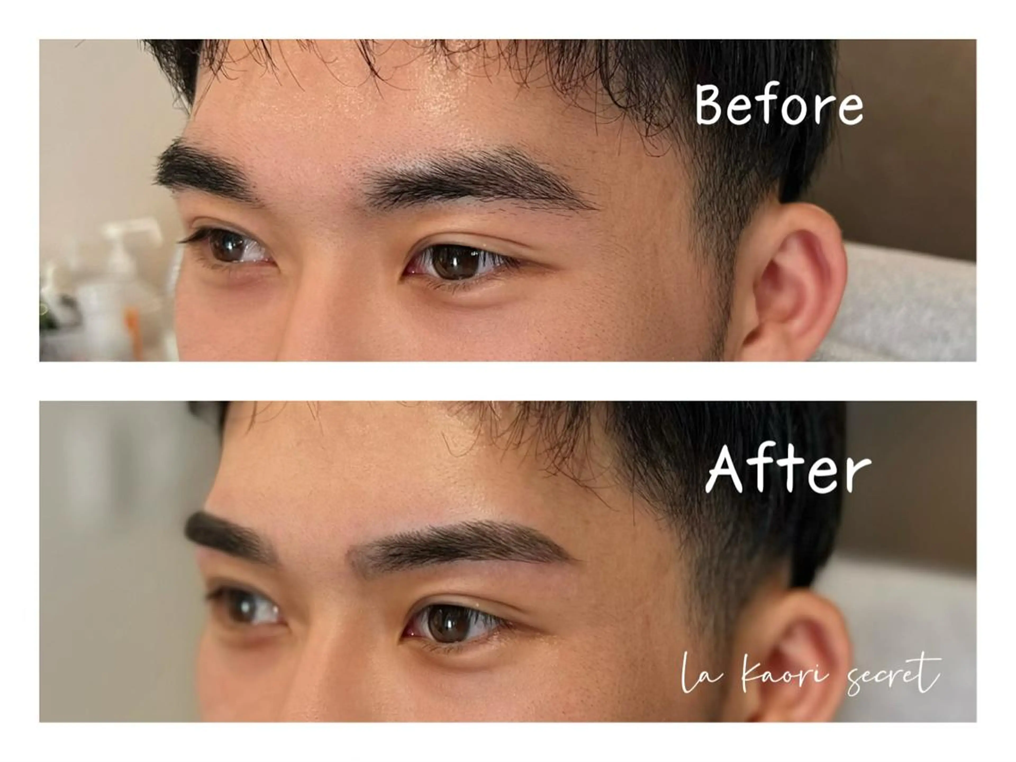 🖤メンズ🖤眉WAX✨アイブロウスタイリング✨➕【SHR光脱毛】髭1箇所orうなじネープケアの写真