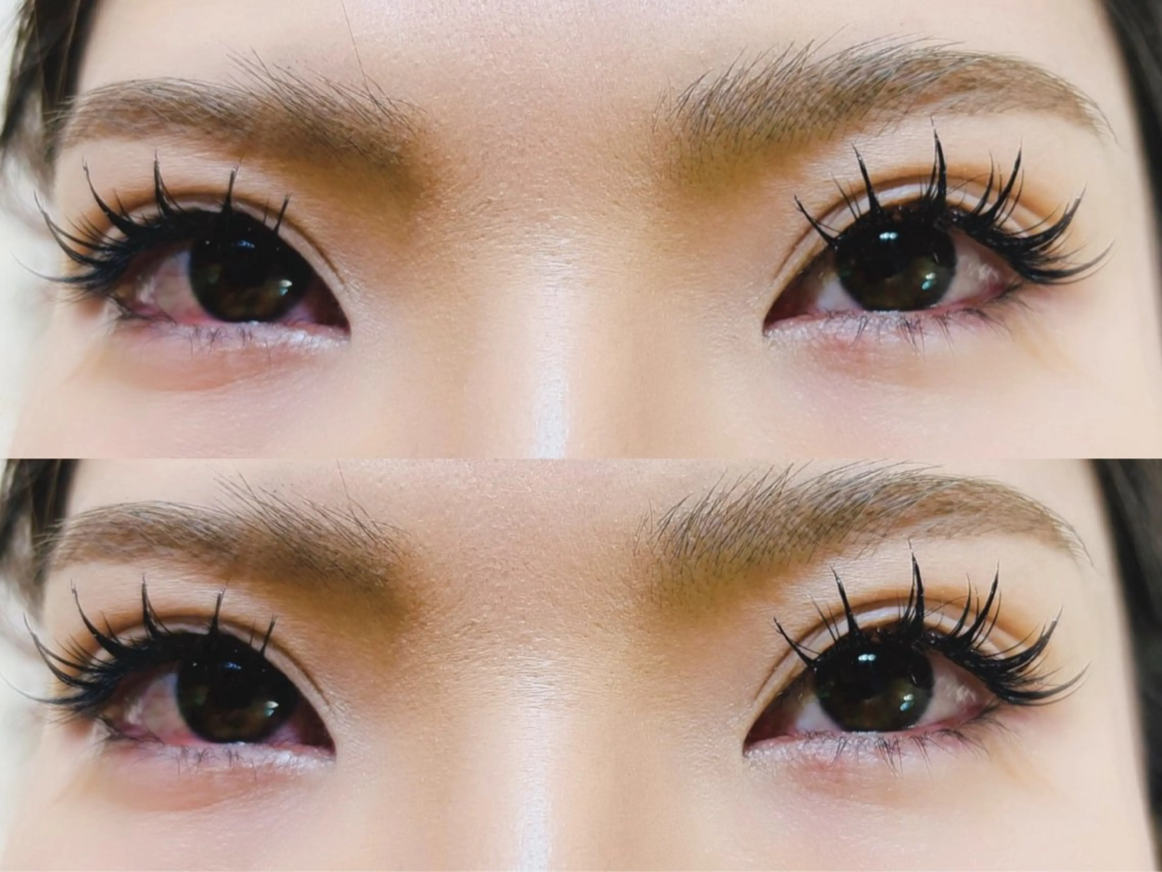 マツエク・マツパ 付け放題 バインドロック 束感まつ毛 フラットラッシュ パリジェンヌラッシュリフト マツエク AURORA RINAのマツエク・マツパデザイン