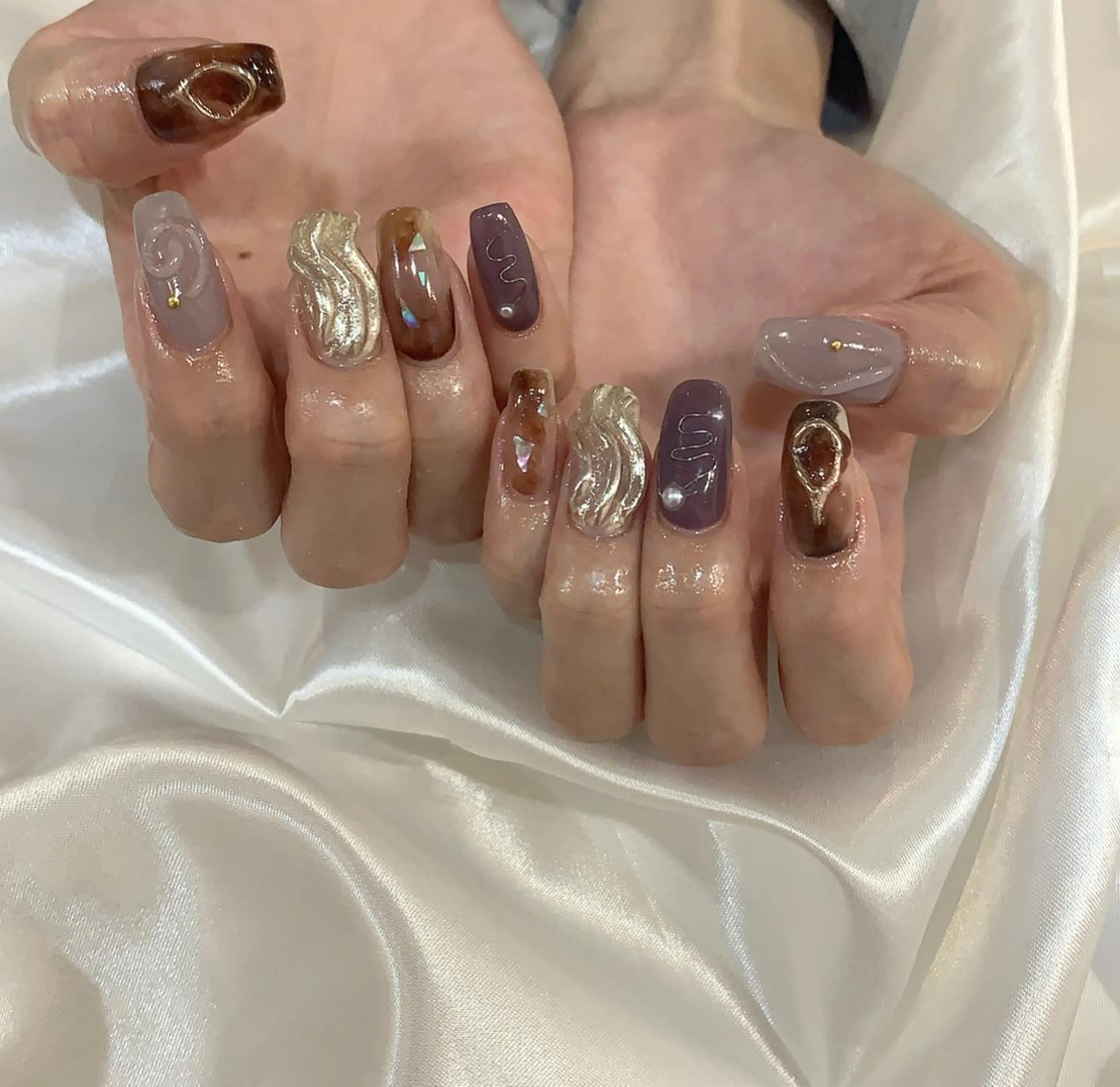 ネイル ハンドネイル にしぐち はるかのネイルデザイン