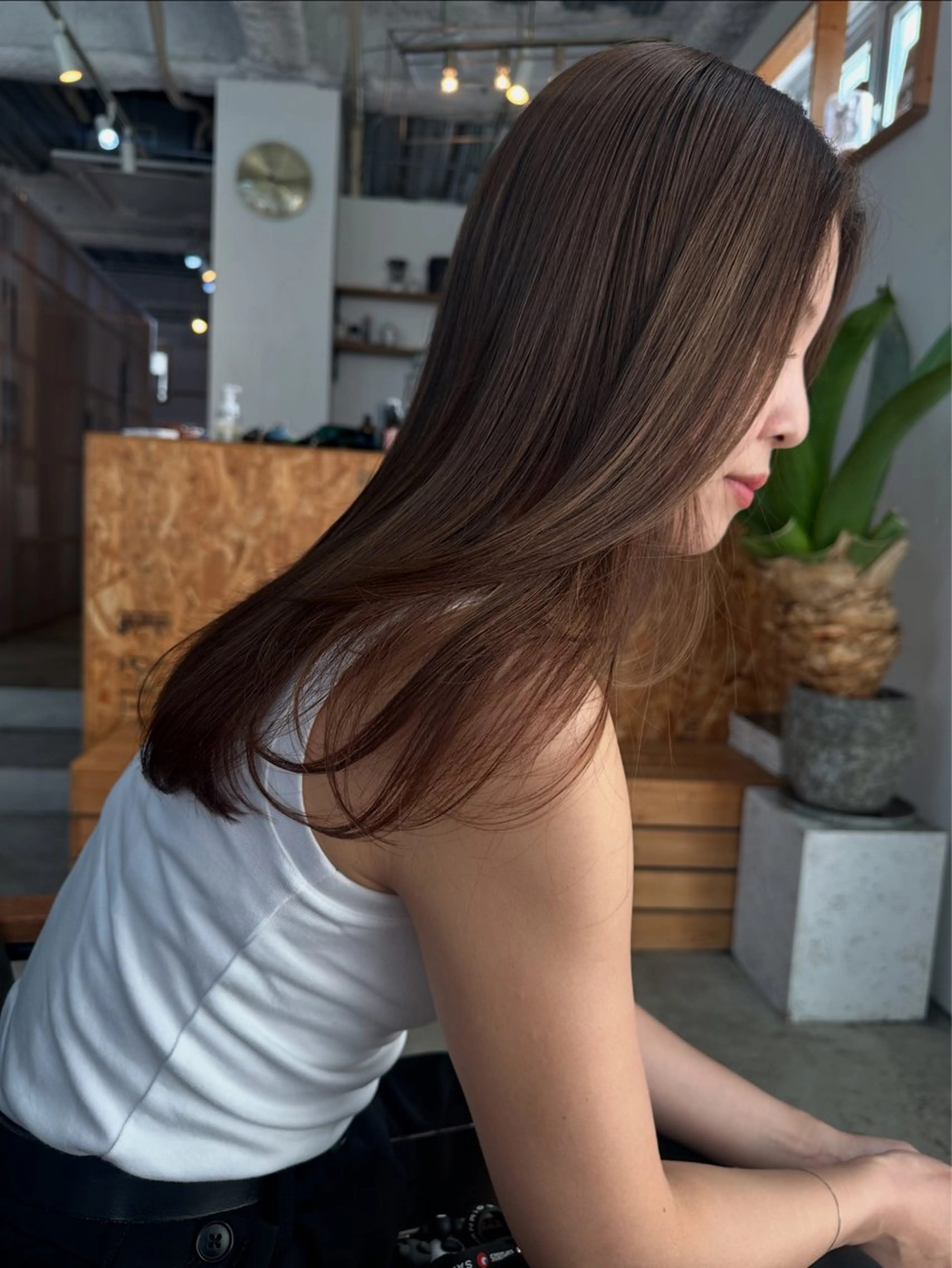 ロング カラー 透明感カラー カット ヘアカラー トリートメント Kaho/大阪心斎橋 ボブ/レイヤー/艶髪のヘアスタイル