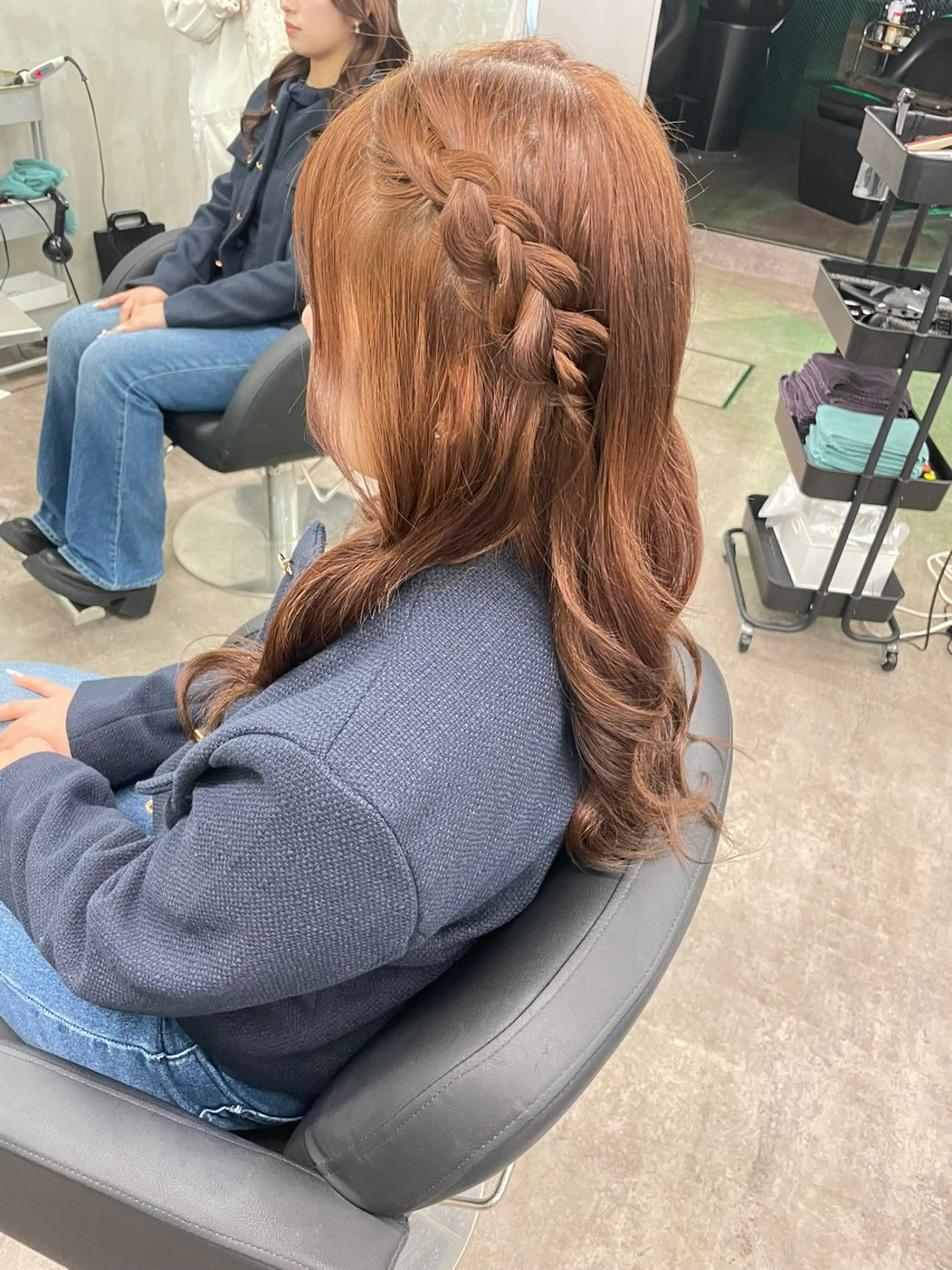 ヘアアレンジ ヘアセット 速水 ゆきののヘアスタイル