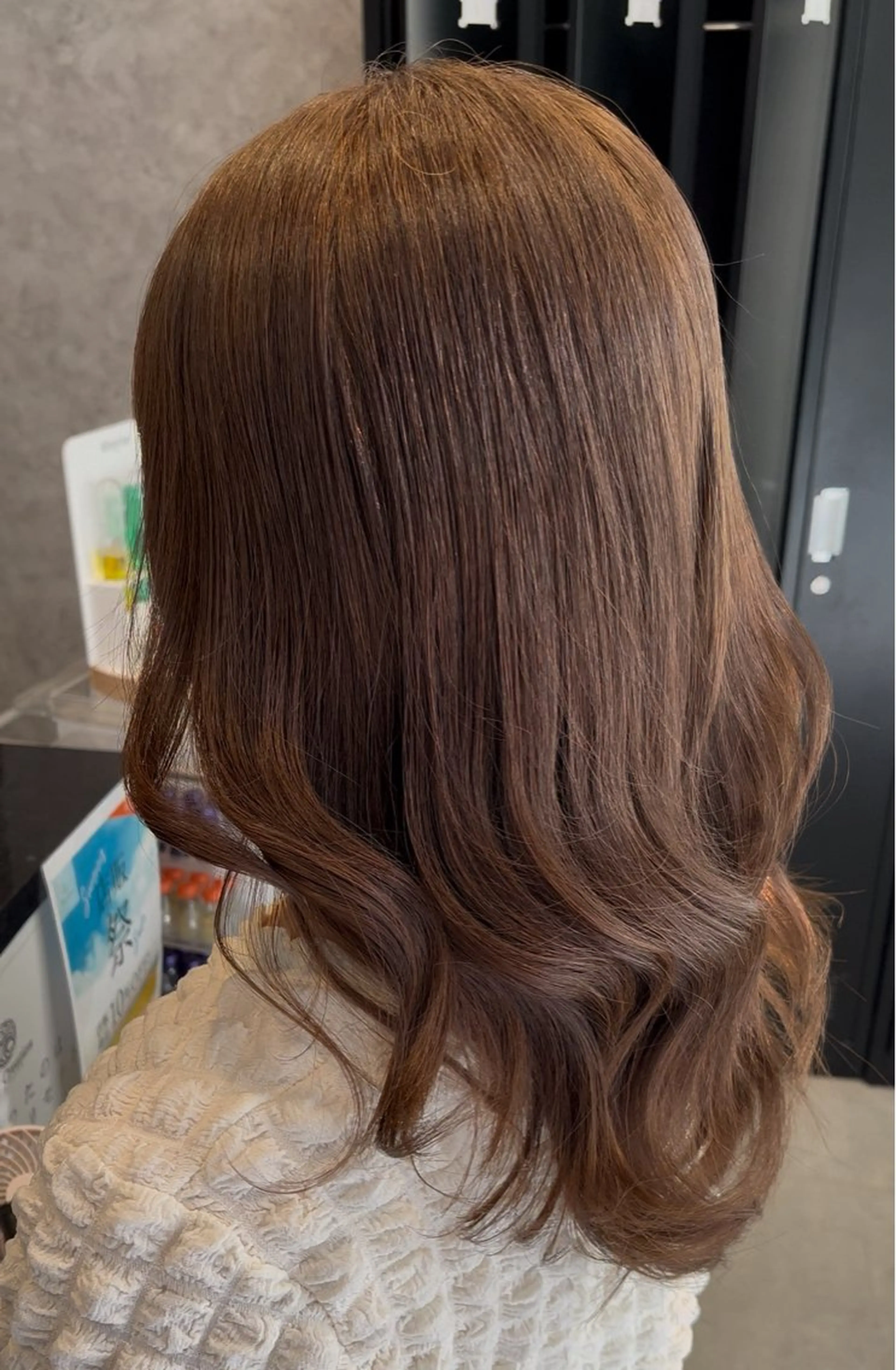 セミロング カット ヘアカラー ✨透明感/艶/ レイヤー/相原楓🍁のヘアスタイル