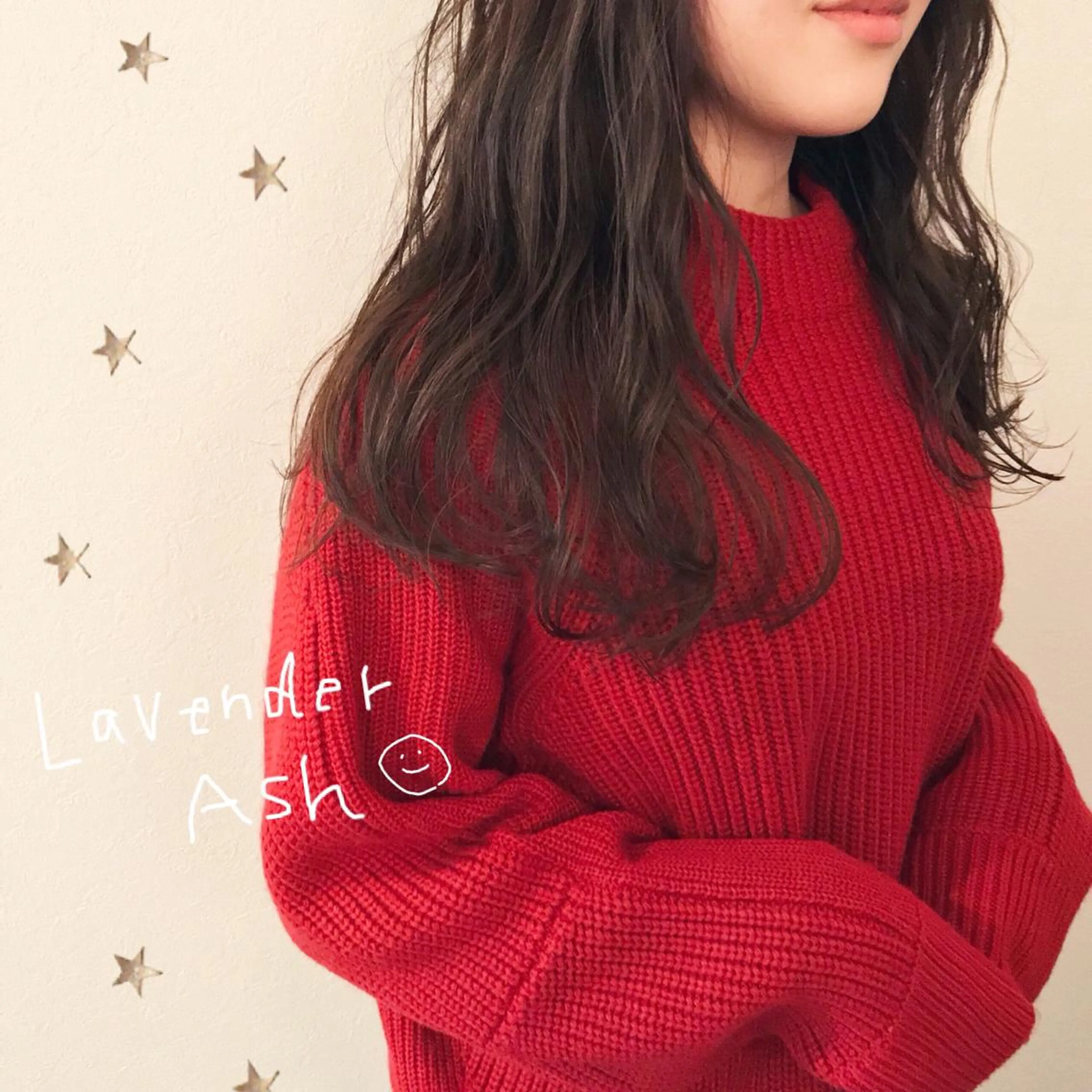 セミロング カラー 市川 千夏のヘアスタイル