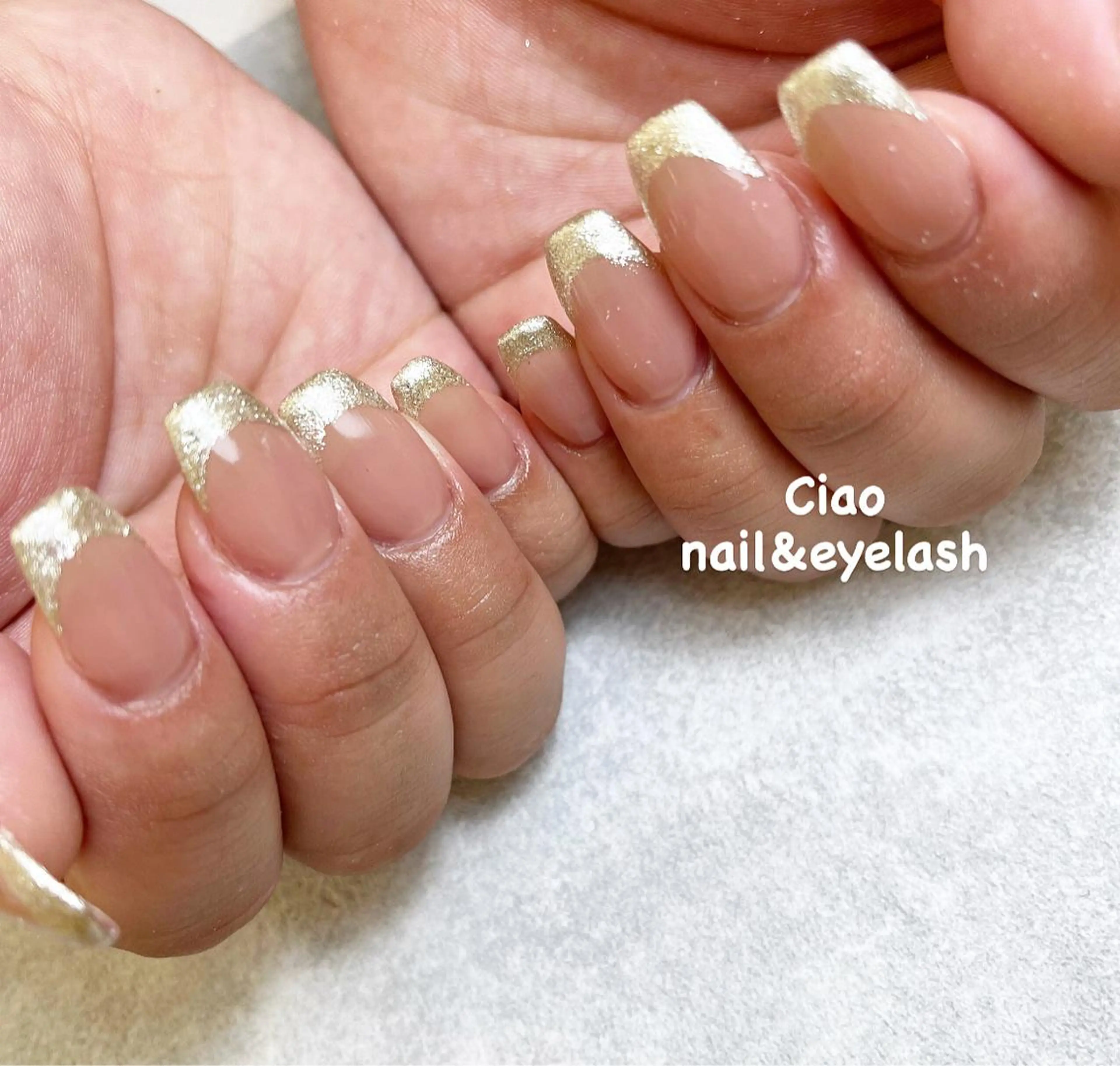 ネイル アートネイル 入学式 フレンチネイル ジェルネイル 卒業式 #Amin nail salonのネイルデザイン