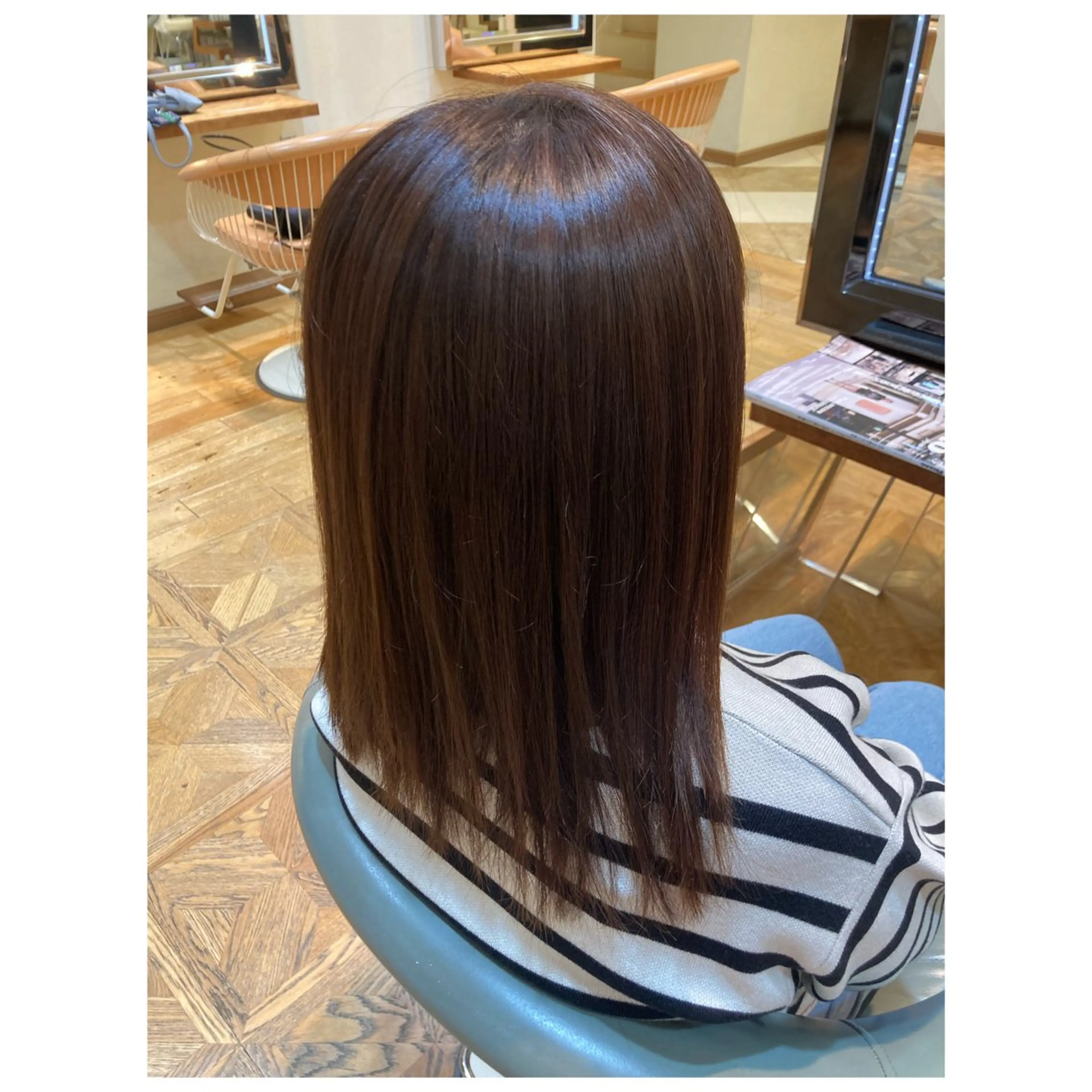 ミディアム ショートカット／ 明千（ミチ）のヘアスタイル