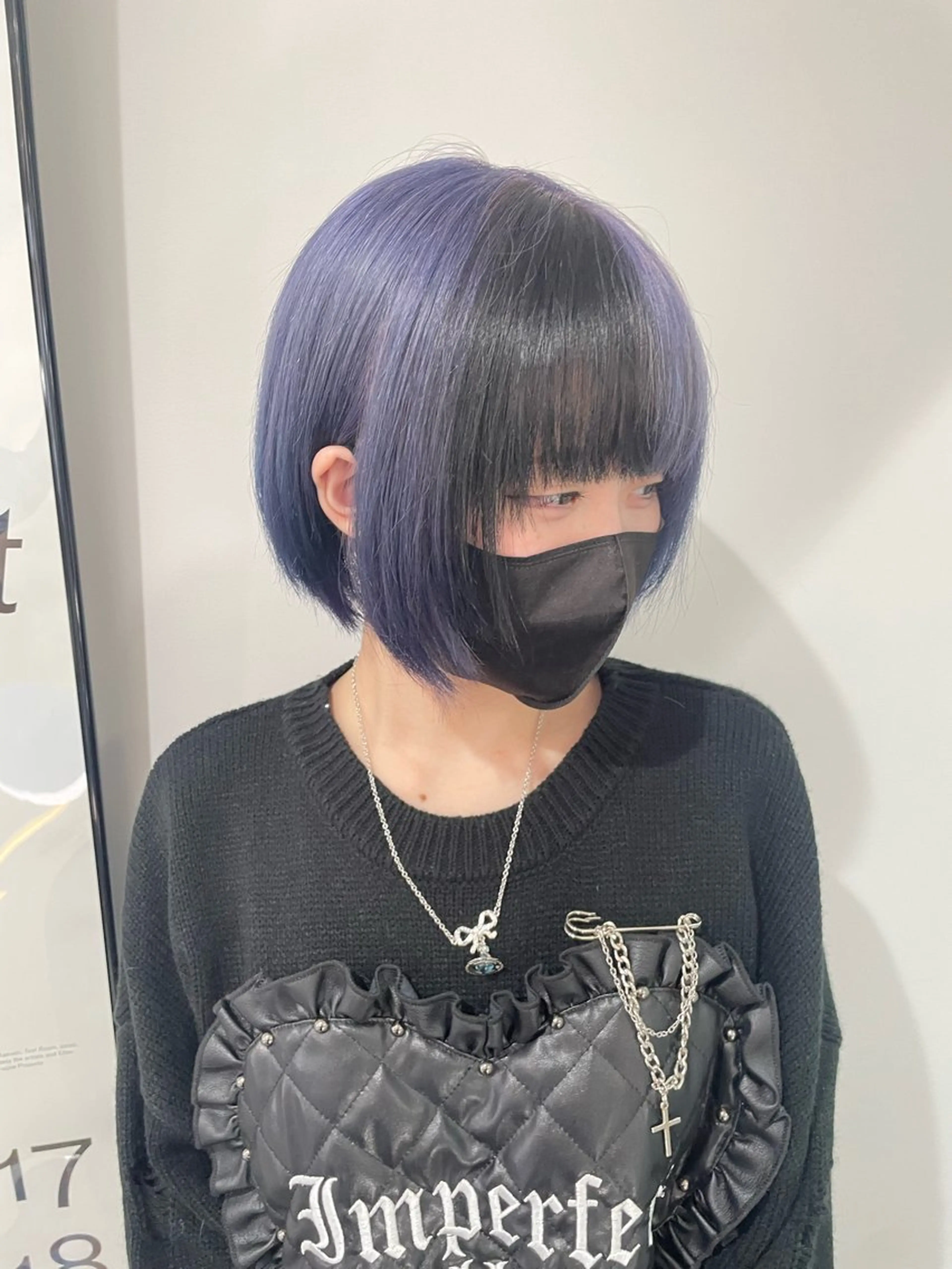 ショート カラー ラベンダーカラー ヘアカラー lutz／ MIONのヘアスタイル