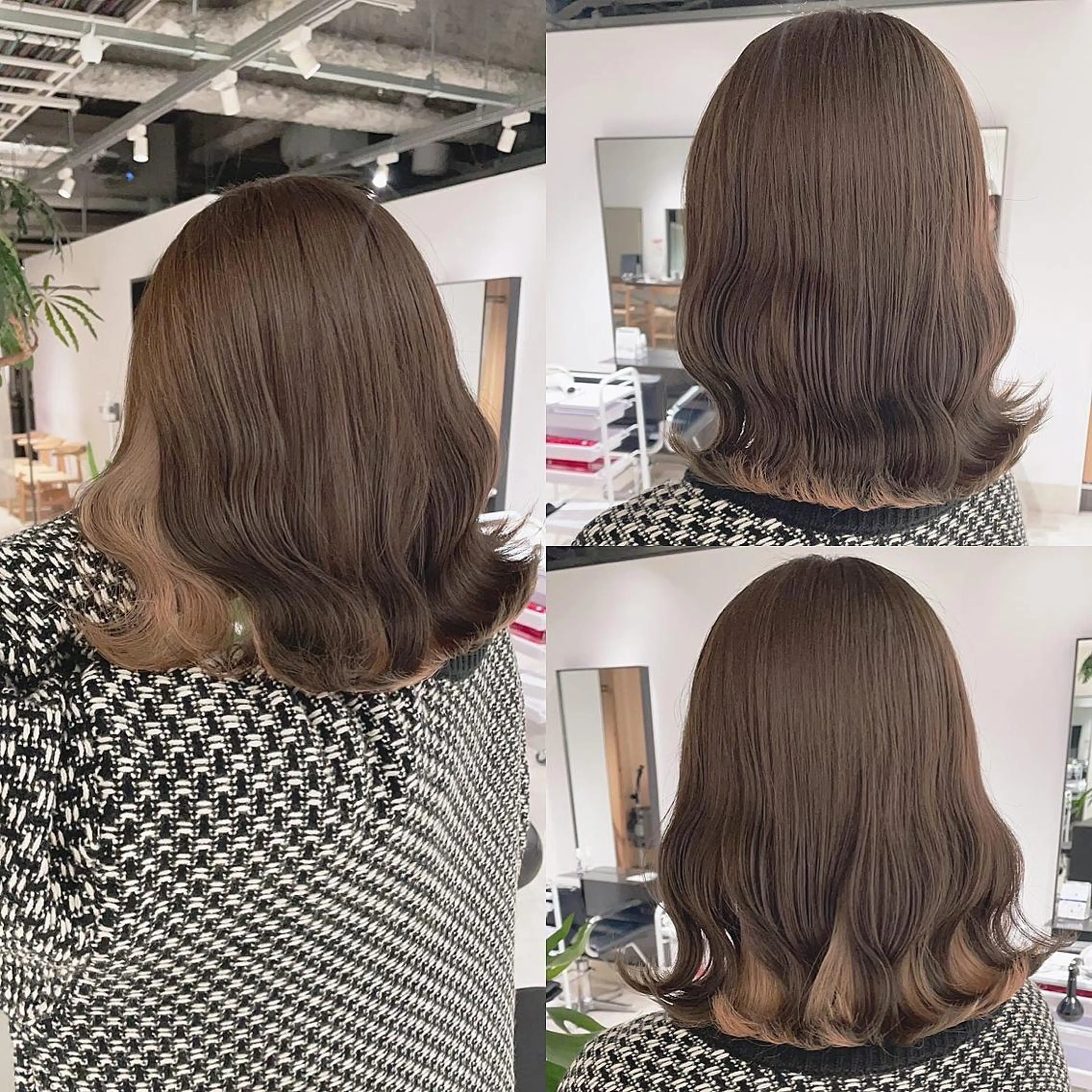 ミディアム カラー ベージュカラー ブラウンカラー インナーカラー オリーブブラウン ヘアカラー トリートメント 渋谷:インナーカラー ／🍒エリカ🍒のヘアスタイル