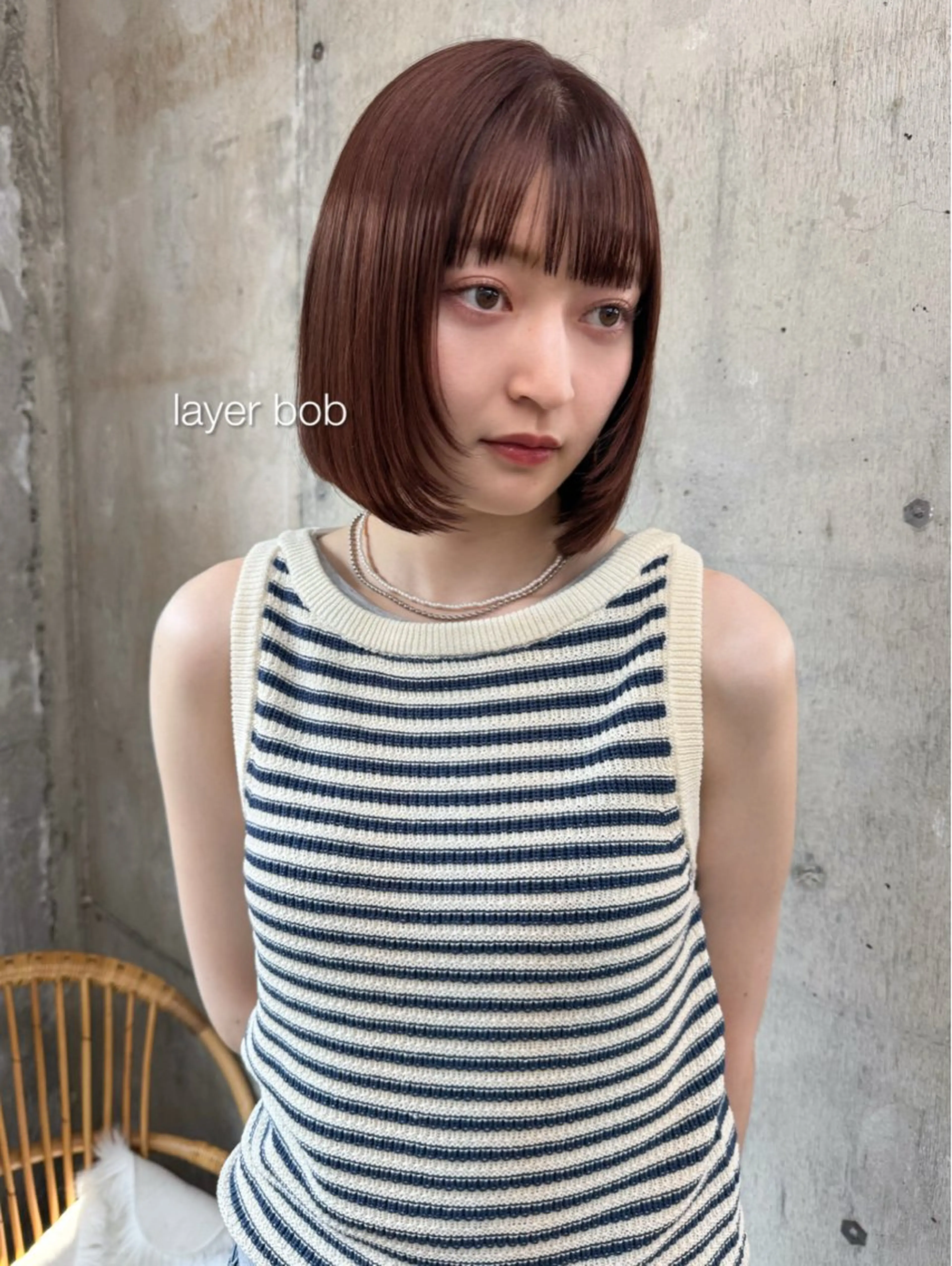 ショート カラー カット ヘアカラー トリートメント 松本優香/ボブ/ダ ブルカラー/髪質改善のヘアスタイル