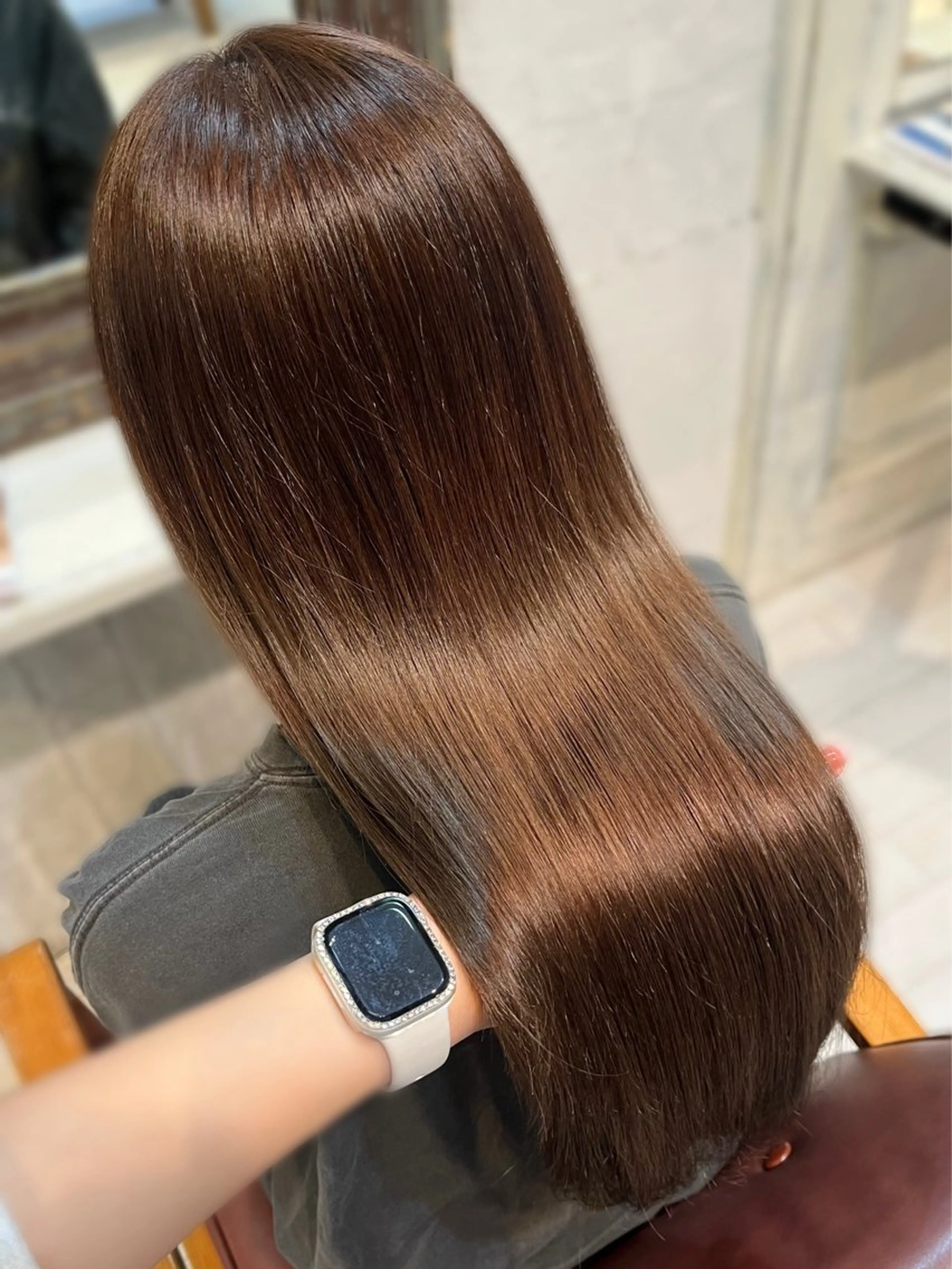 セミロング トリートメント maho 💕のヘアスタイル