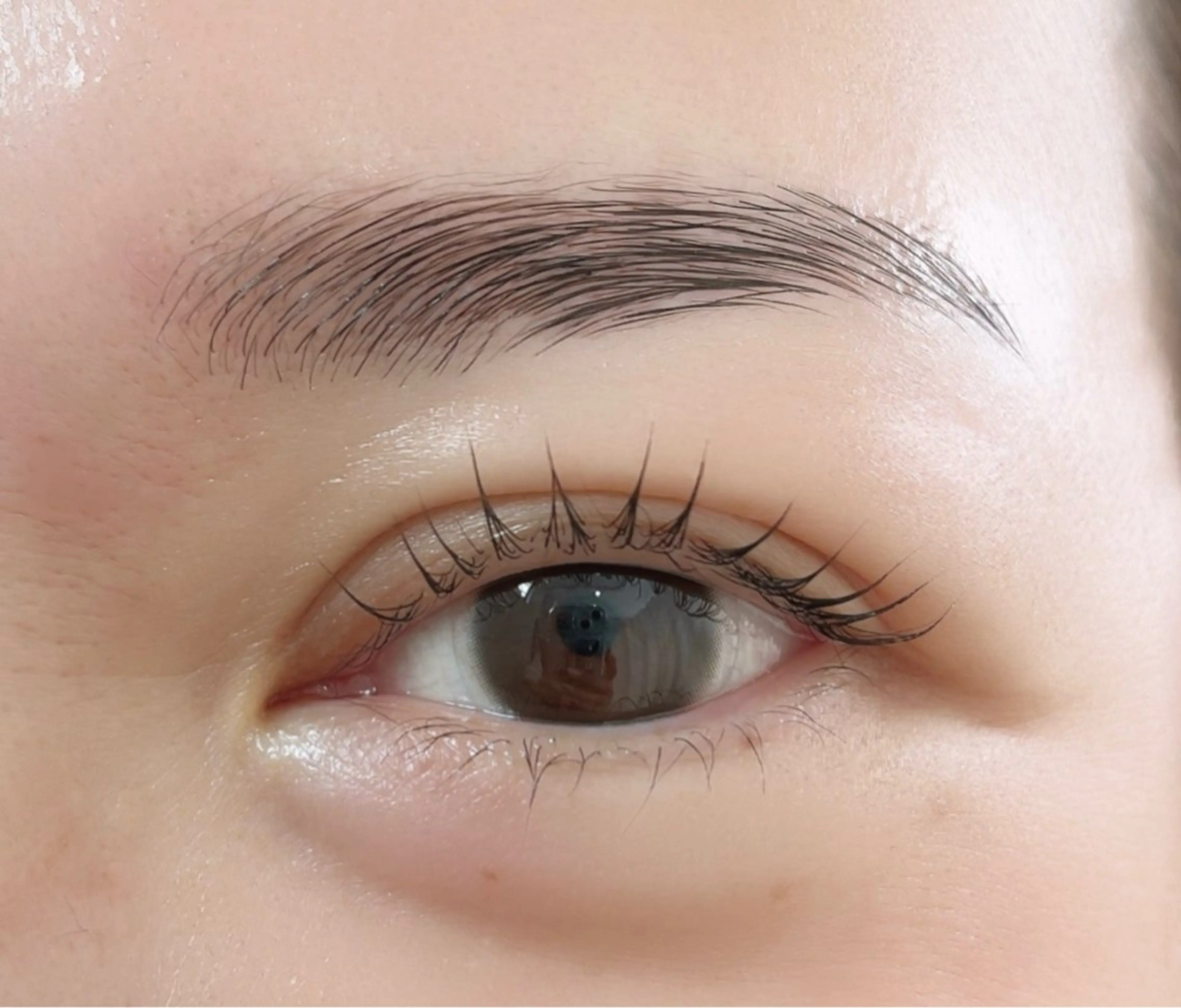 マツエク・マツパ フラットラッシュ ナチュラル パリジェンヌラッシュリフト セーブル 一重×まつ毛パーマ eyelash salon sopo所属・sopo 山口のマツエク・マツパデザイン