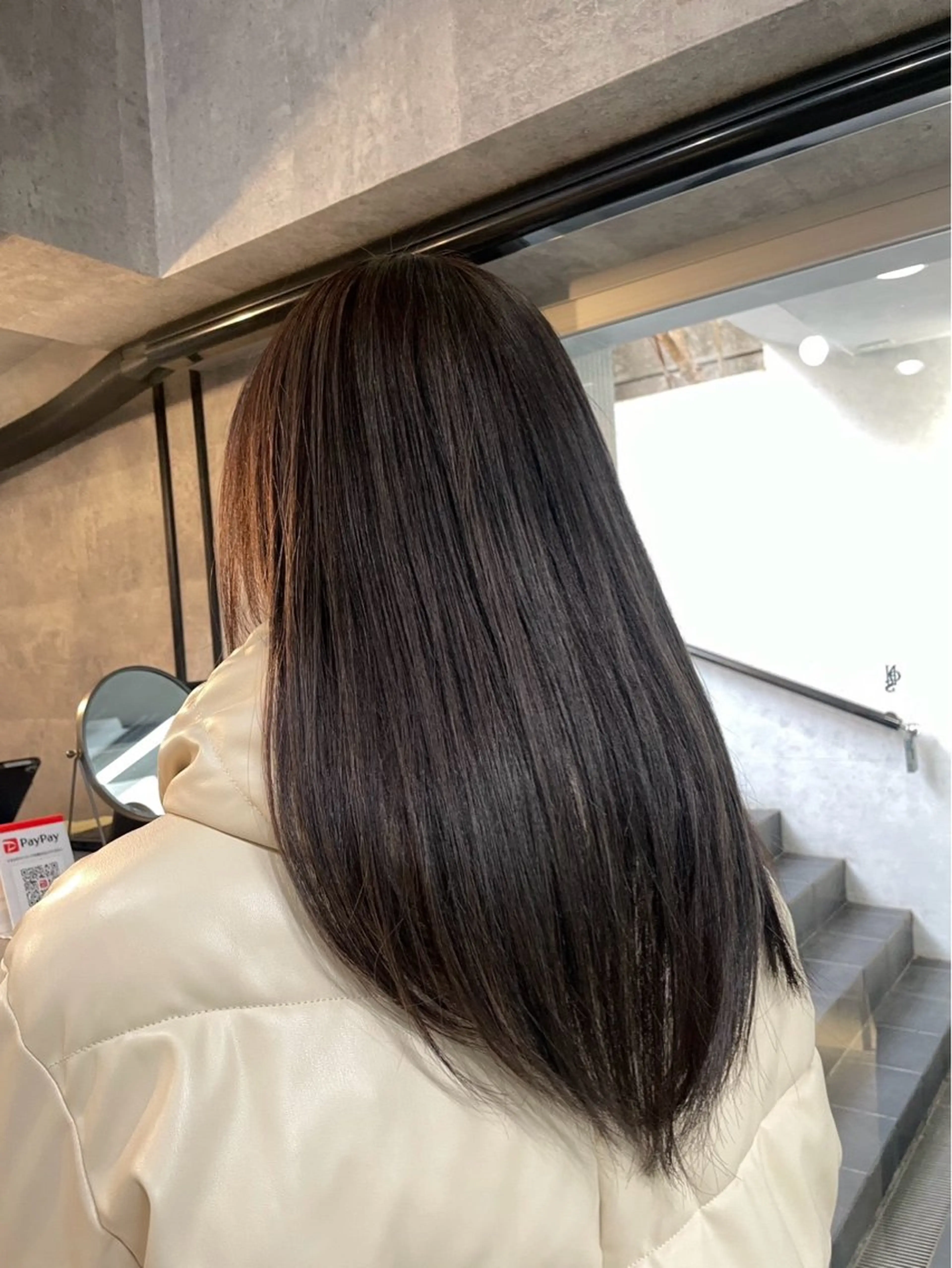 ミディアム カラー カット ヘアカラー トリートメント You/透明感カラー レイヤーカット/ボブのヘアスタイル