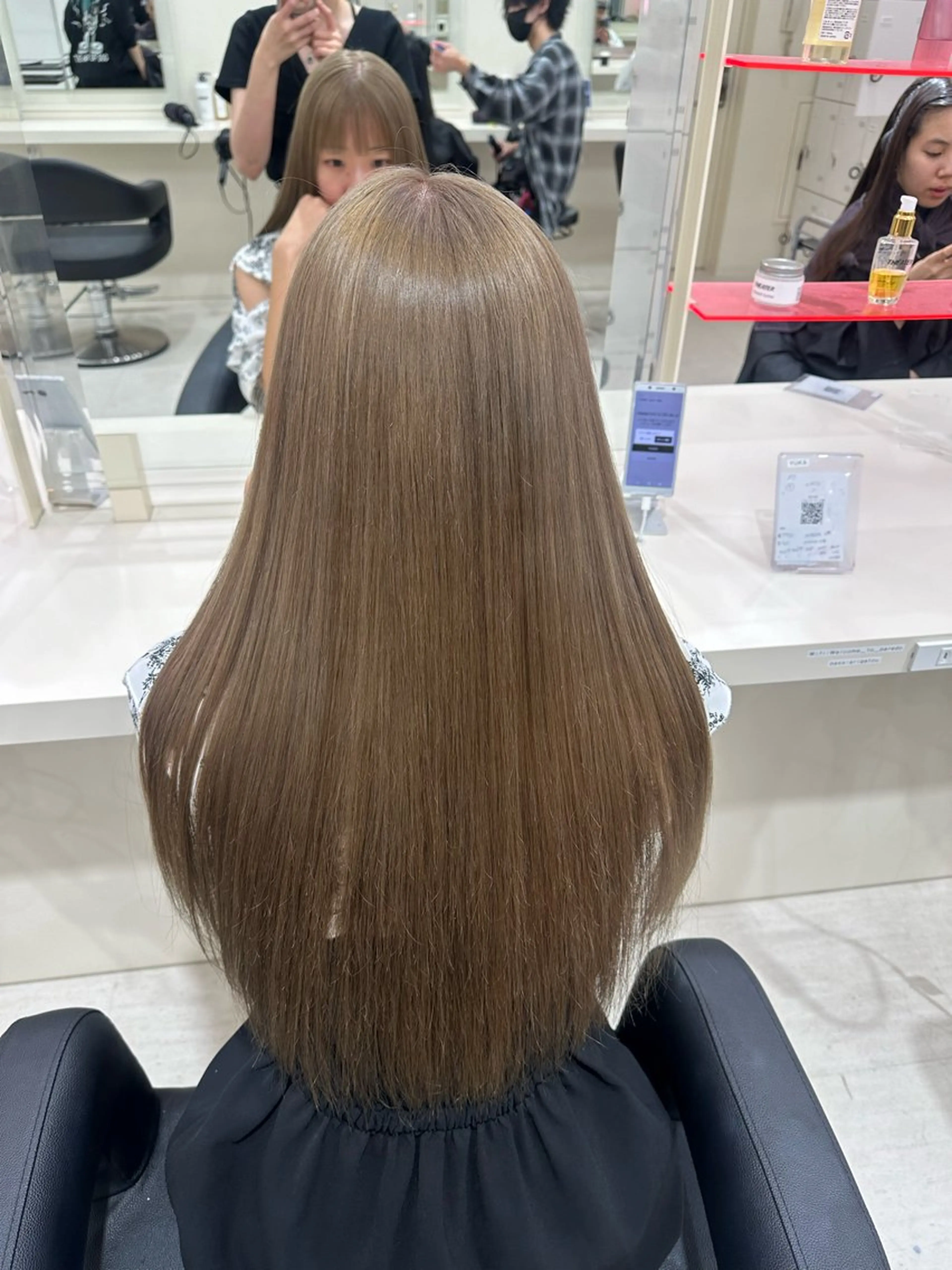 ロング カラー ヘアアレンジ 🎀 yuuka🎀のヘアスタイル