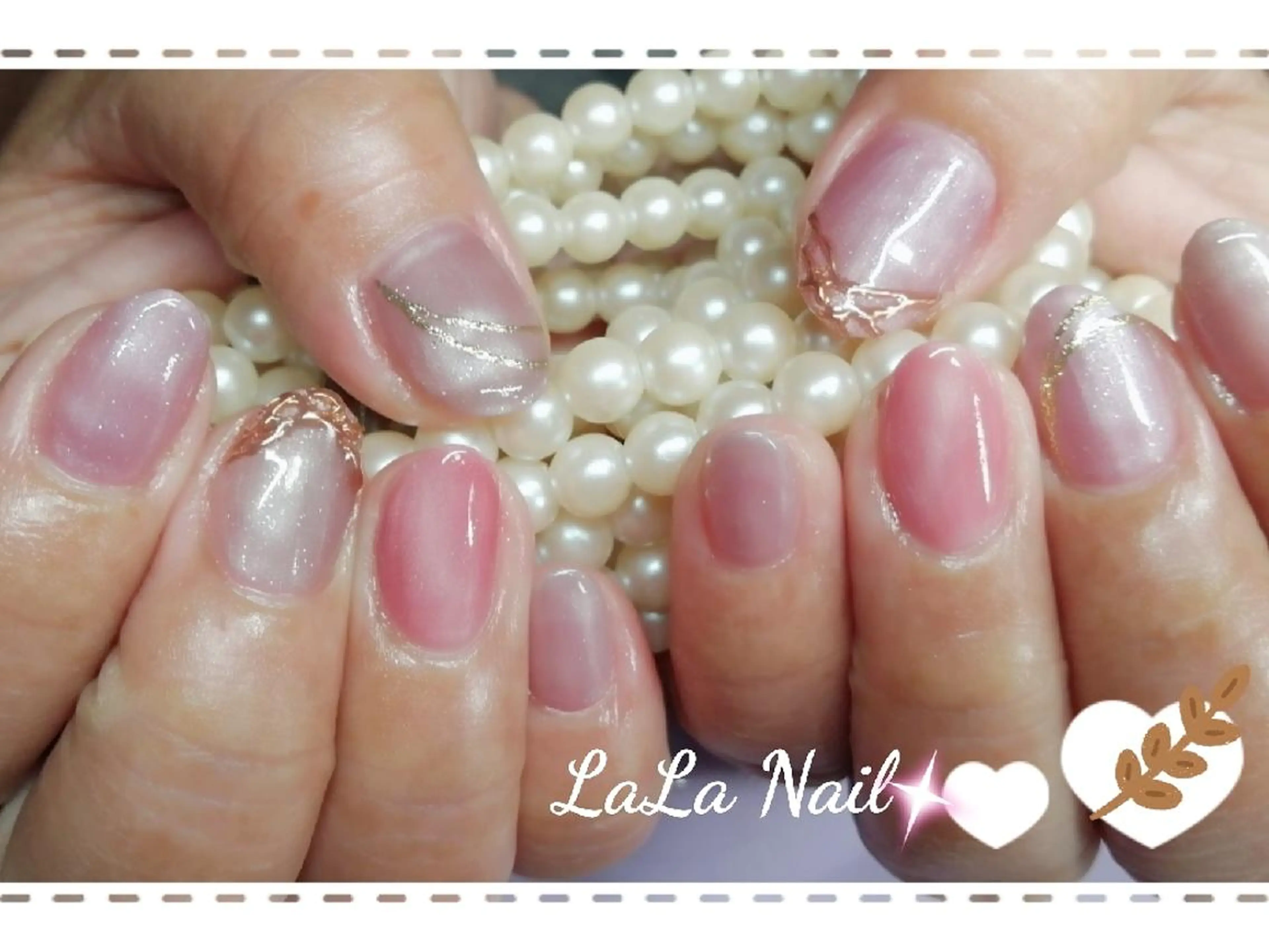 ネイル ジェルネイル ミラーネイル LaLa Nail所属・LaLa Nailのネイルデザイン