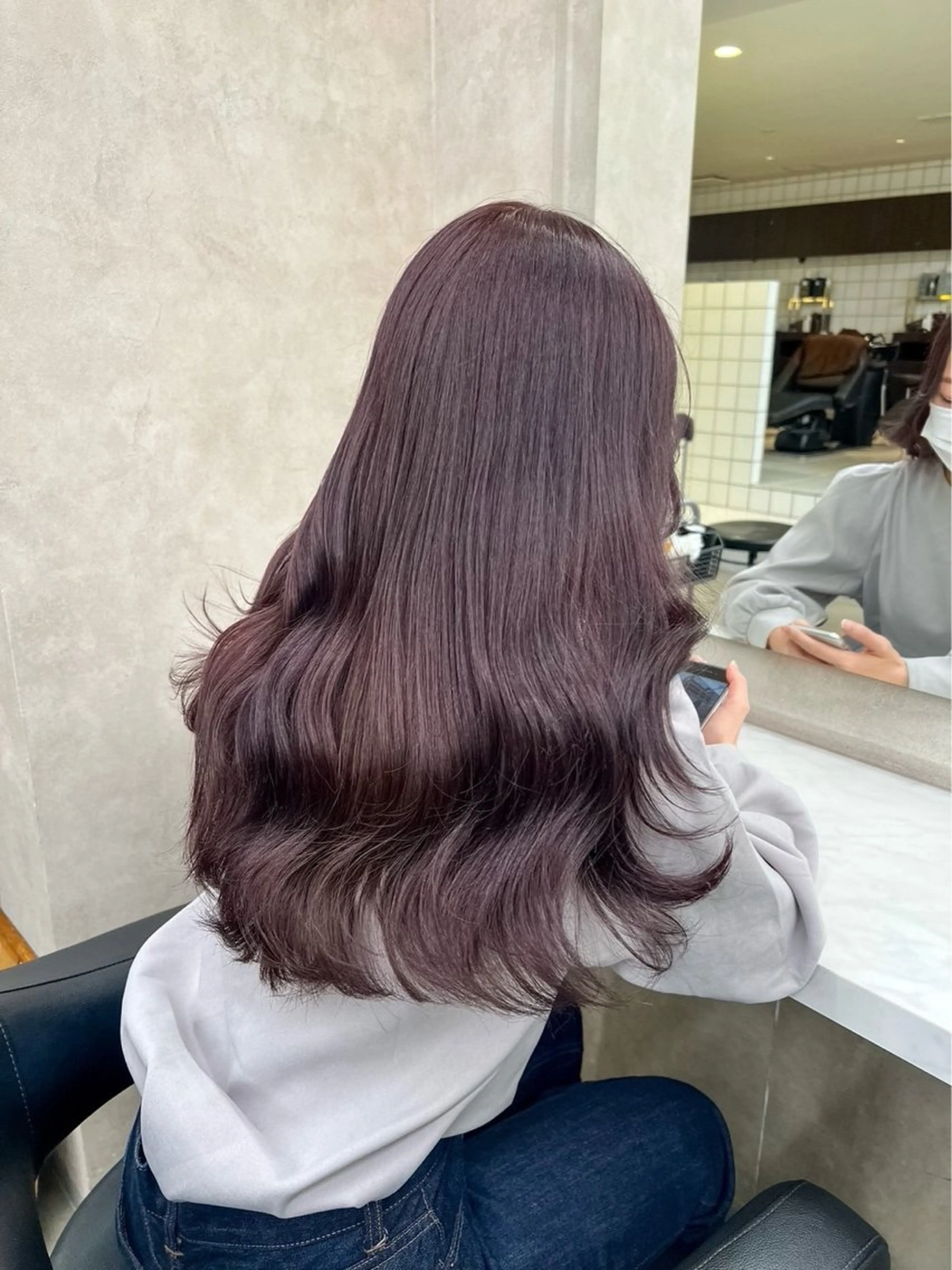 ロング カラー ヘアアレンジ メンズ特化/パーマ/ カット/カラー/るなのヘアスタイル