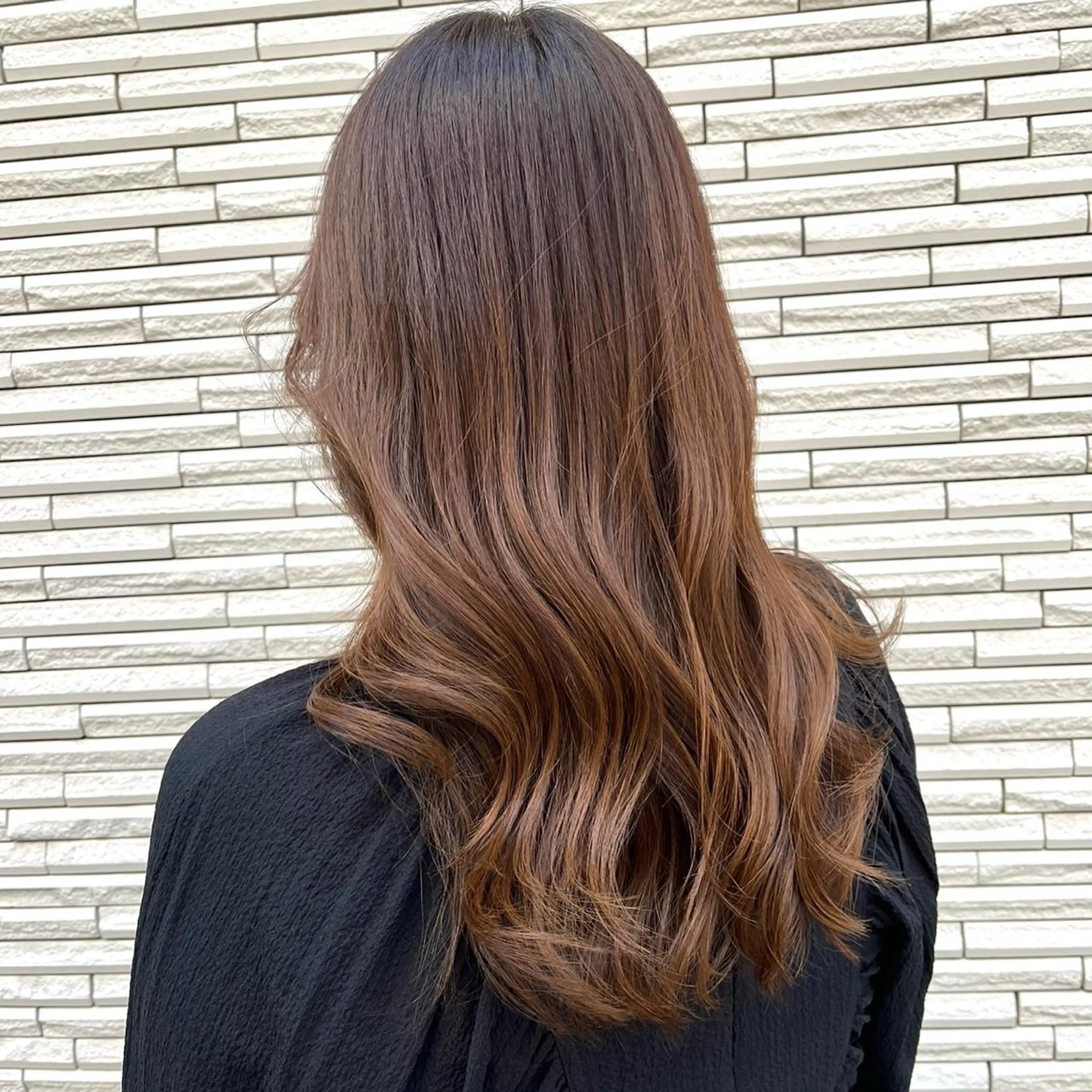 ロング カラー カット ヘアカラー 💎ハイトーン/ レイヤー💎千田りえのヘアスタイル