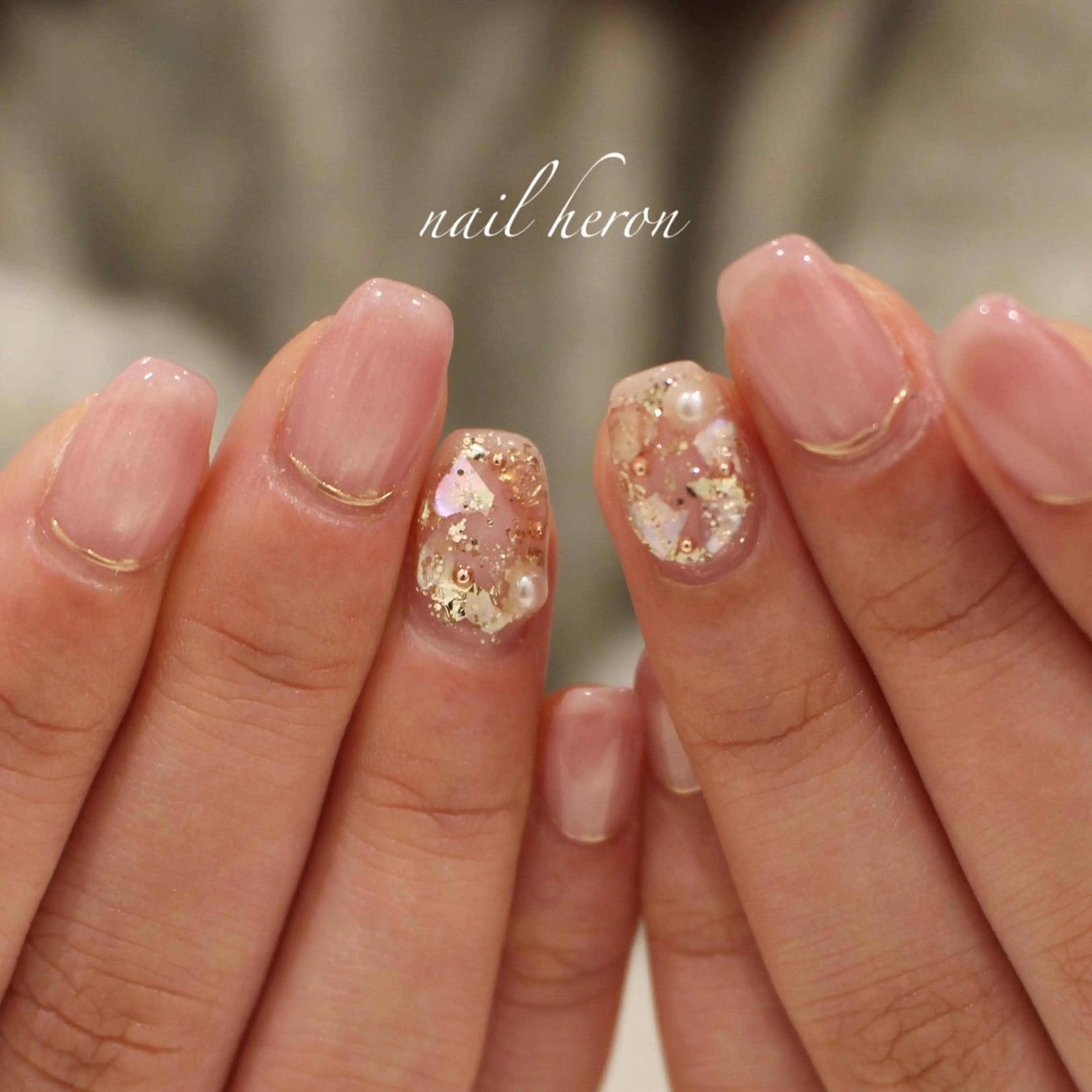 ネイル ハンドネイル saki_ nail heronのネイルデザイン