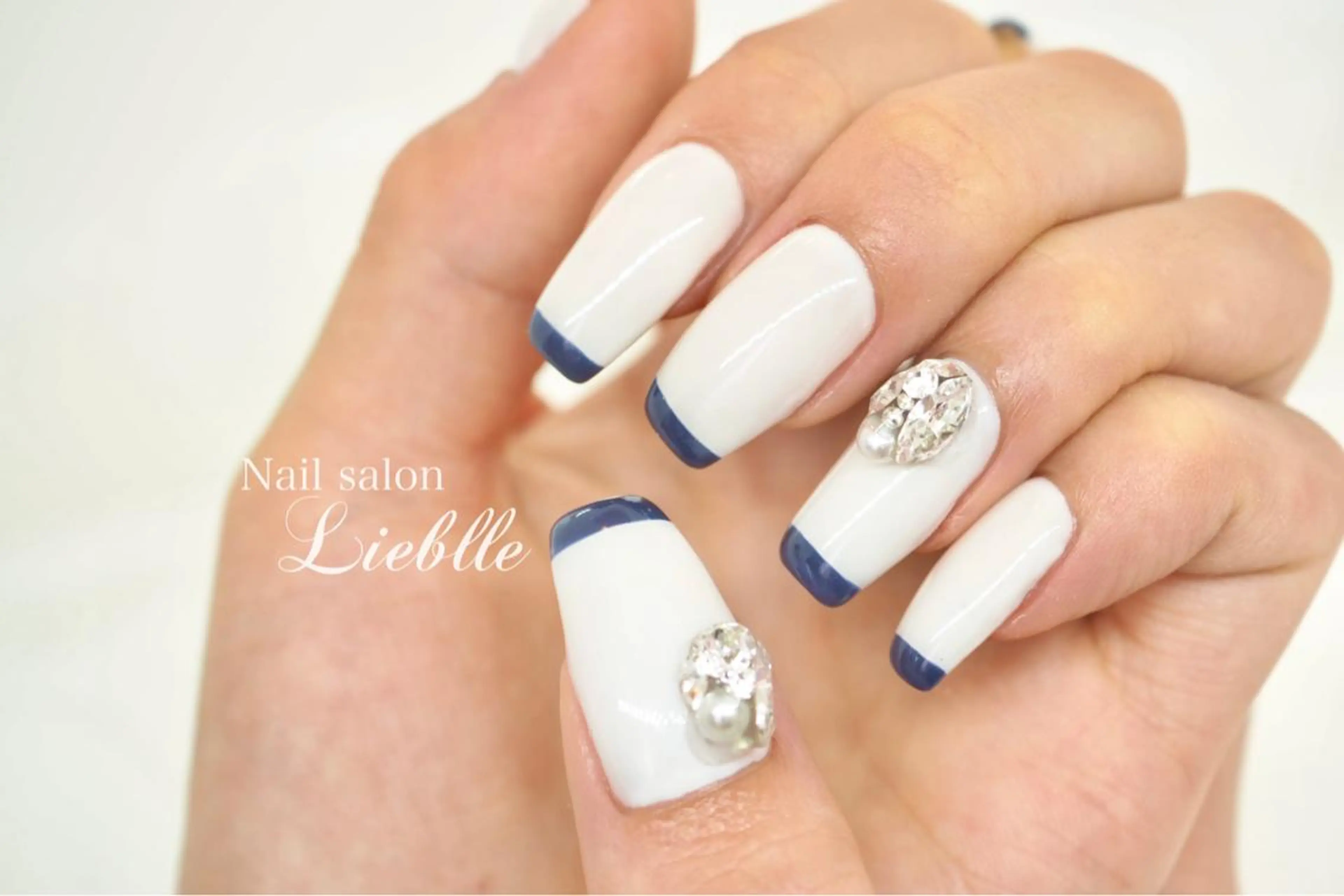 ロング カラー ネイル ハンドネイル Nail salon Lieblleのネイルデザイン