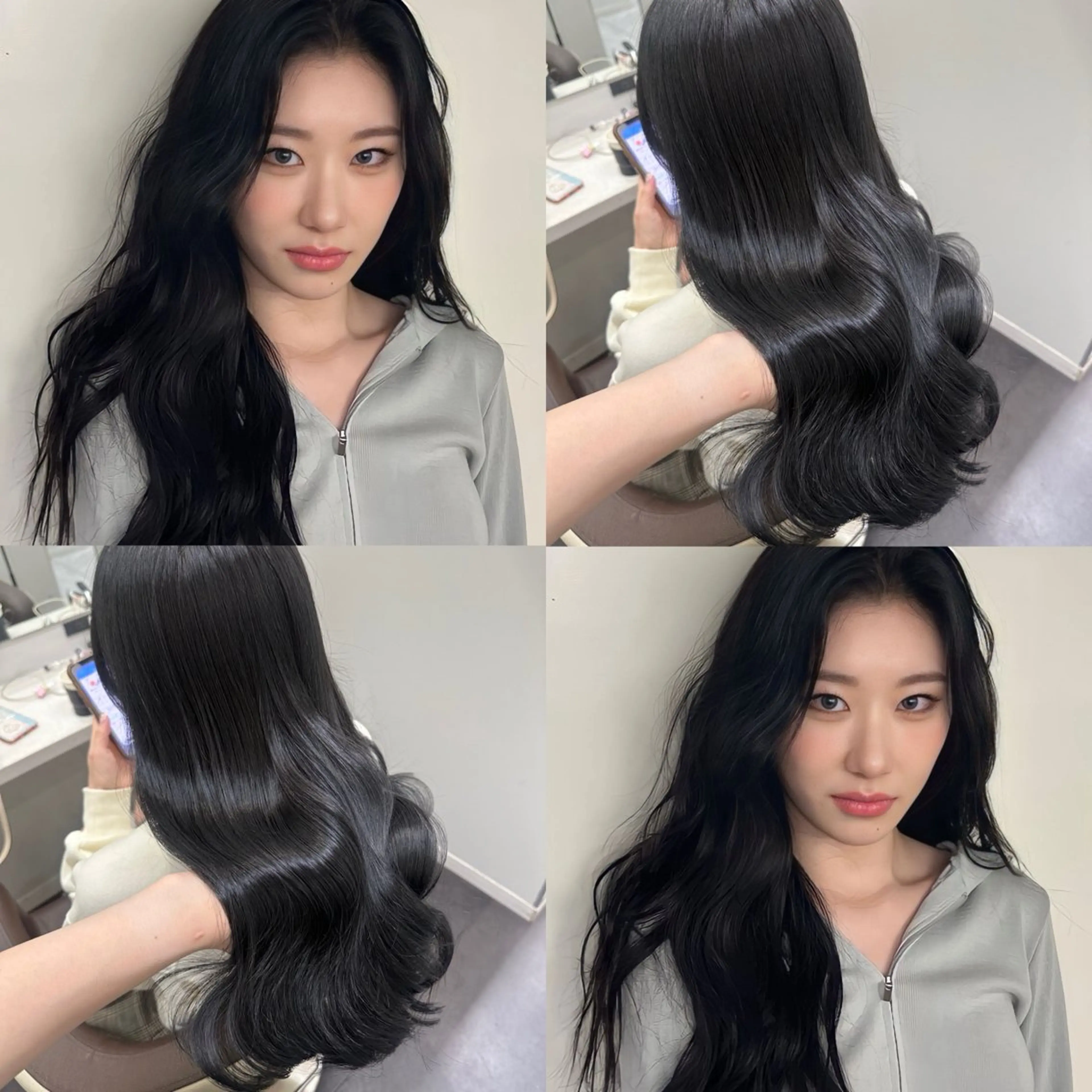 ロング カラー ヘアアレンジ キッズ 🎀韓国レイヤー YURINA🎀のヘアスタイル