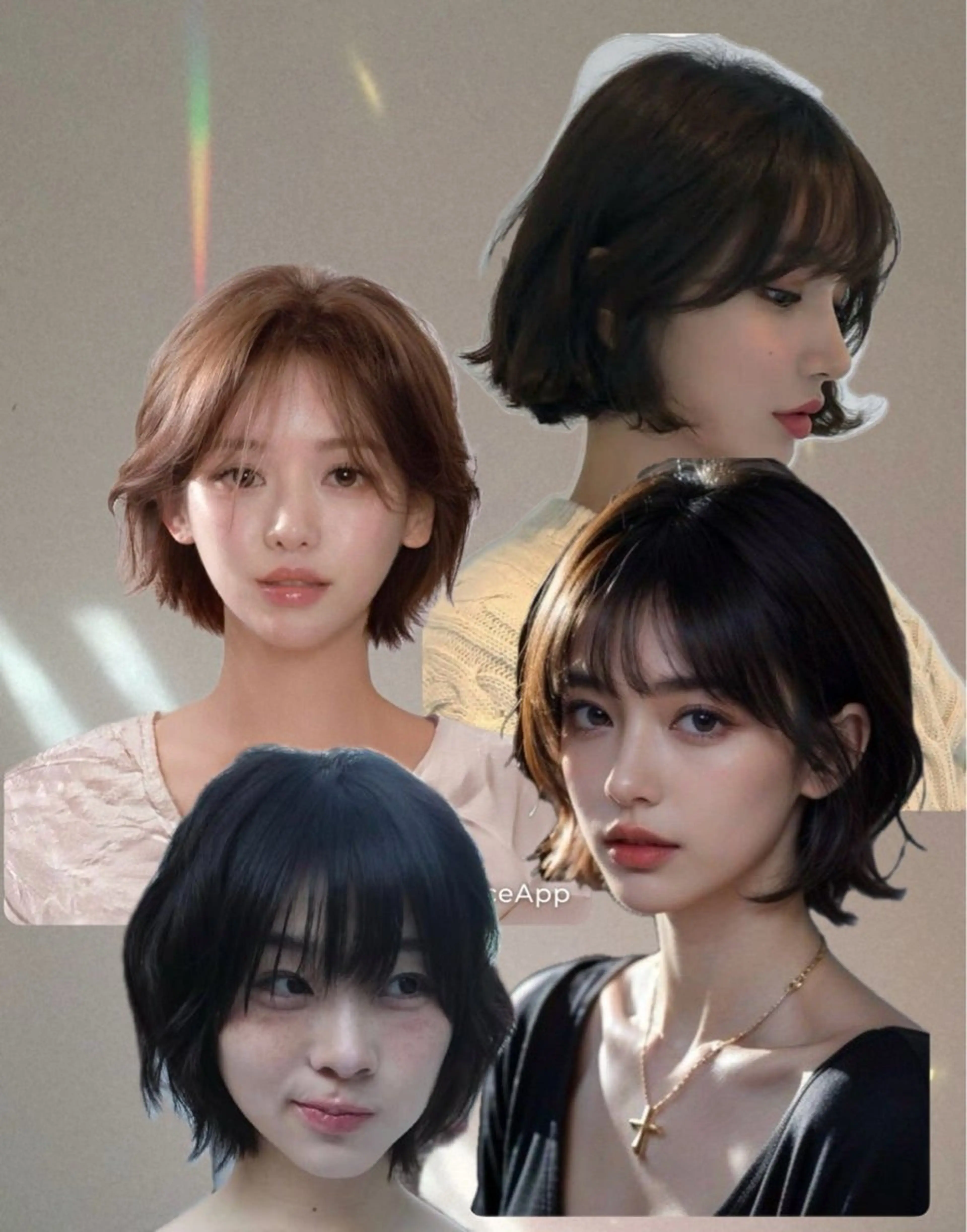 ショート 久我 彩音のヘアスタイル