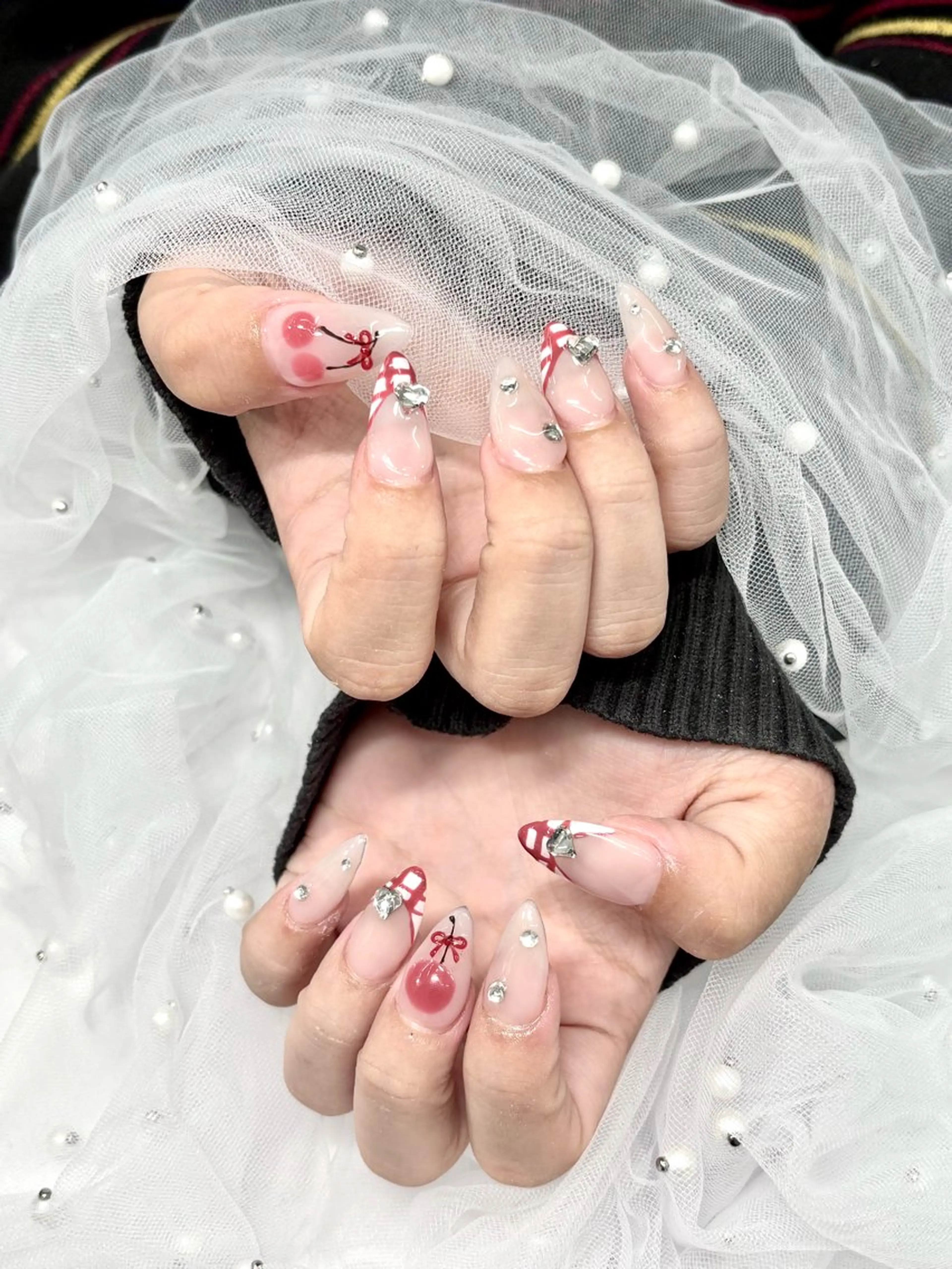 ネイル フレンチネイル ハンドネイル 🦋WOLTOKYO 🦋shizukuのネイルデザイン