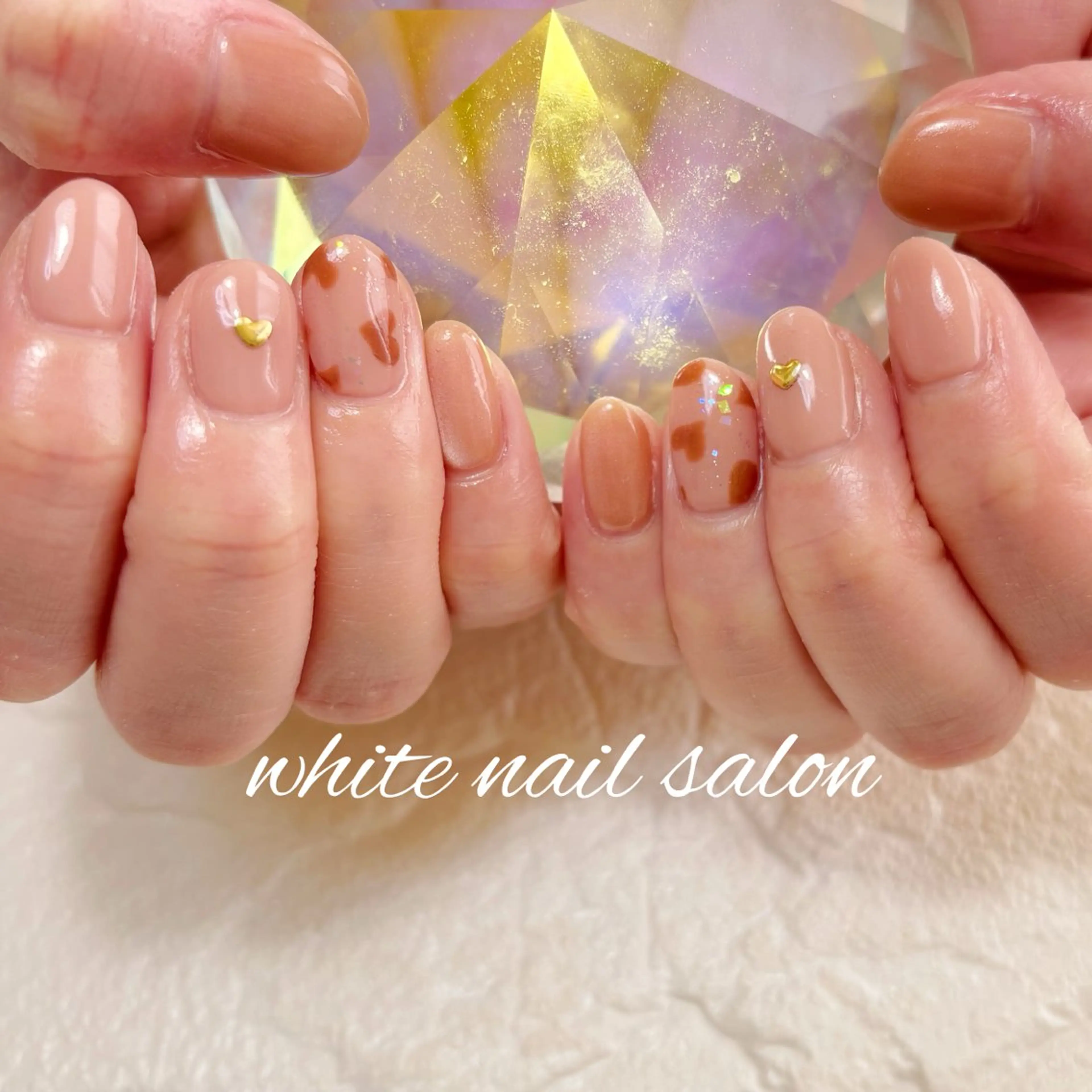ネイル フットネイル ラメ(グリッター) ハンドネイル white nail salonのネイルデザイン