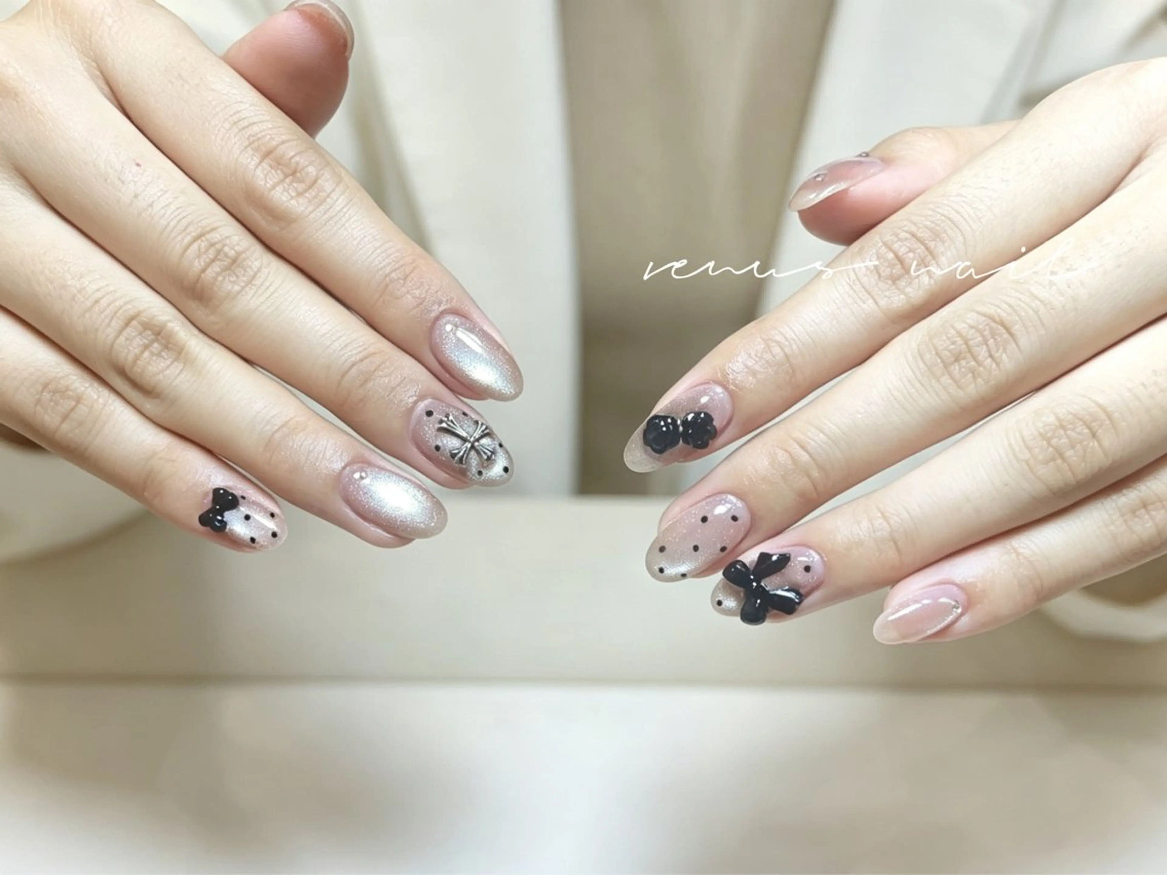 ネイル ハンドネイル Venus nail チップ長さだし専門店のネイルデザイン