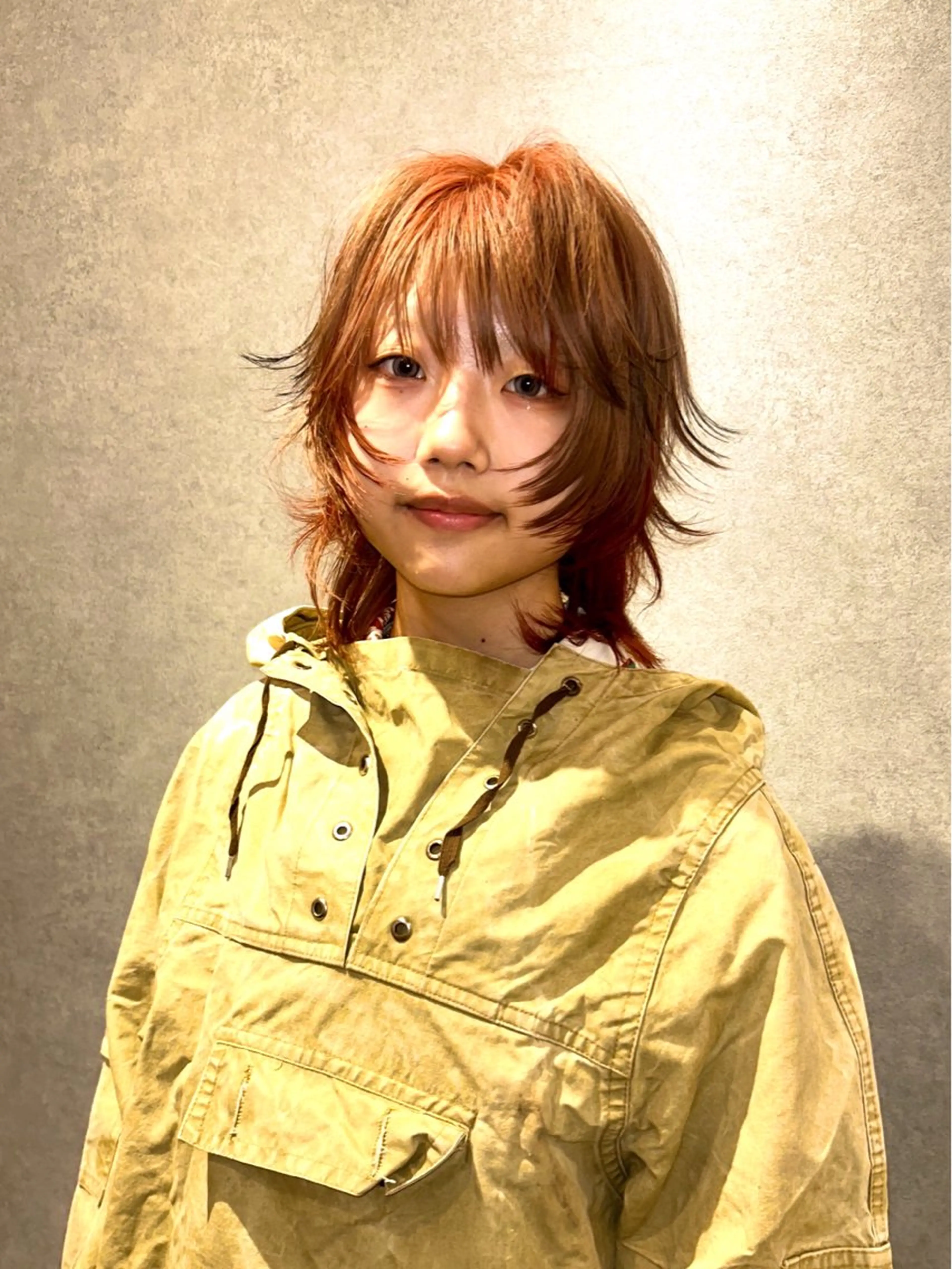 ミディアム カット ヘアカラー トリートメント ウルフ/レイヤー /suzuhaのヘアスタイル