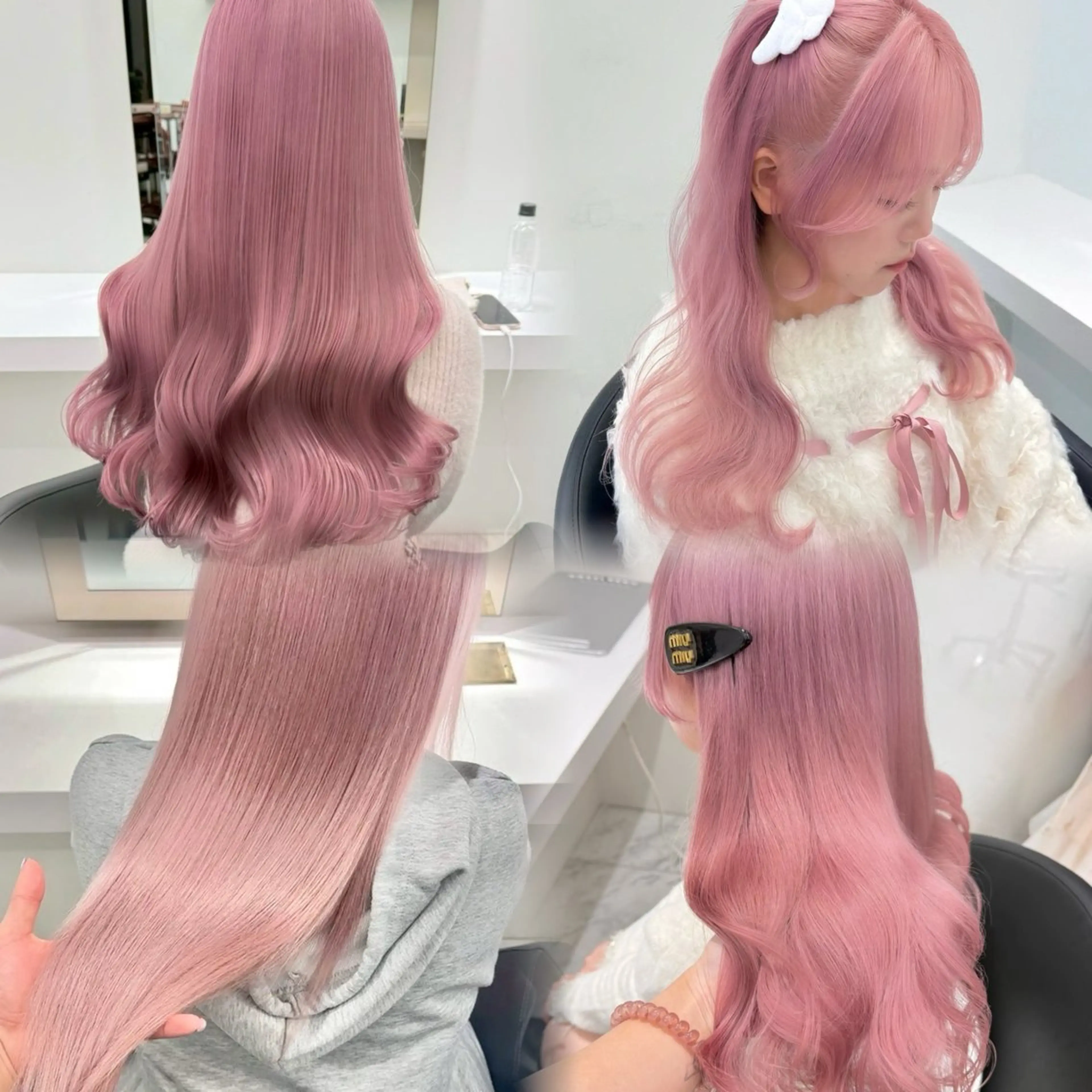 🎀大人気🎀ホワイトピンクカラー💞 【ミニモ限定でお値下げ期間中です🤫】の写真