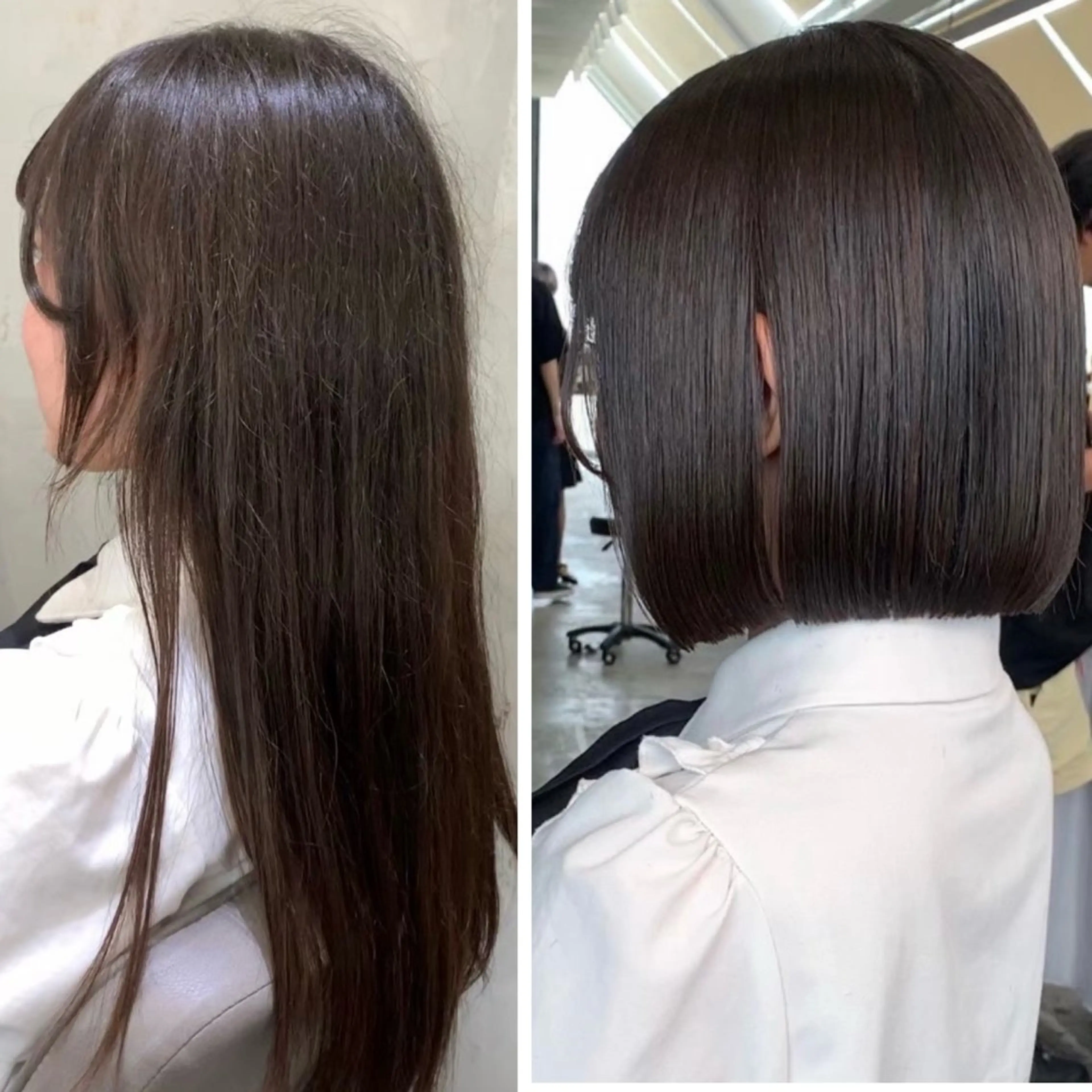 ショート カット ヘアカラー トリートメント 【渋谷】中顔面短縮 ｜レン｜髪質改善のヘアスタイル