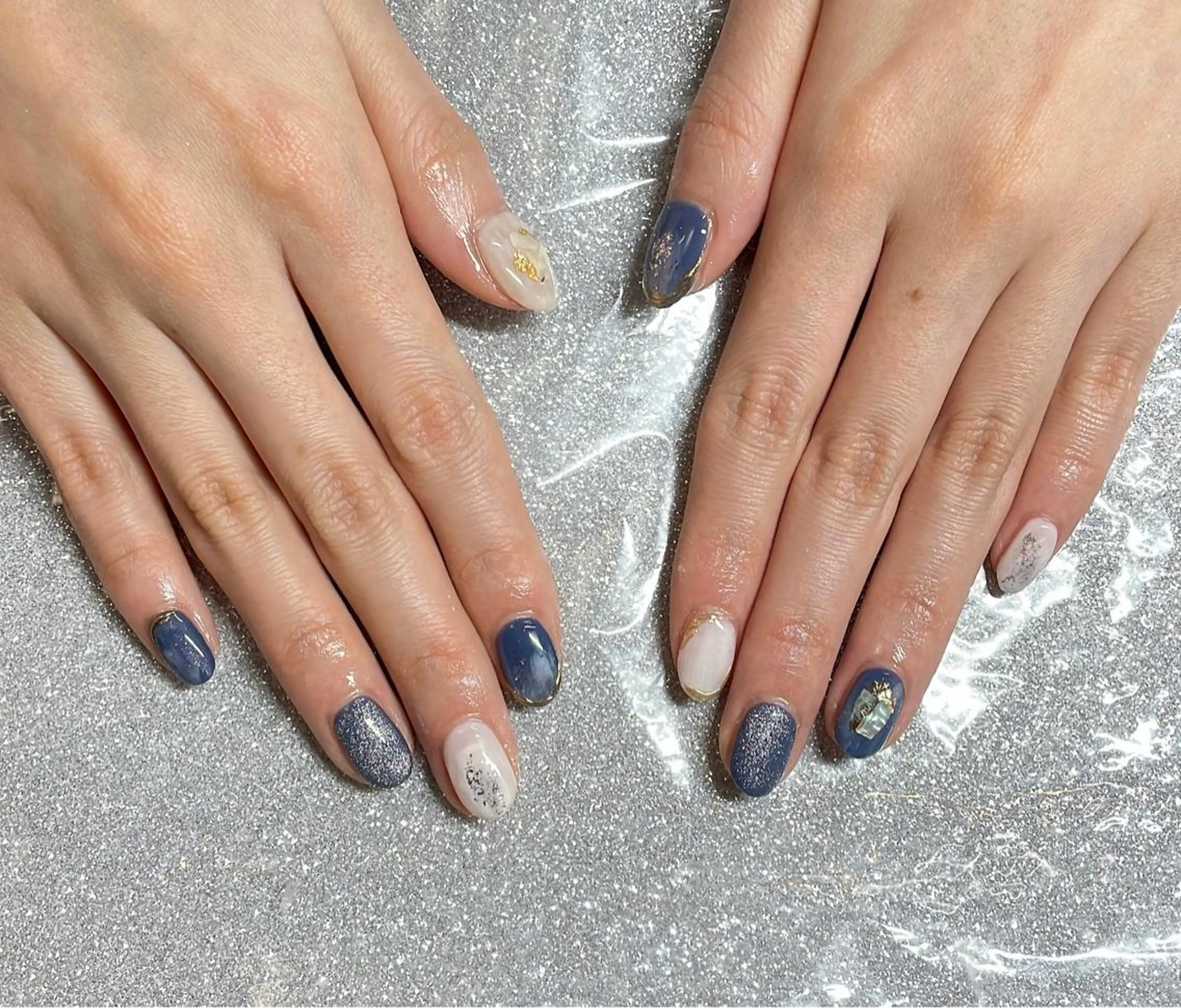 ネイル ハンドネイル VIERU 🌈🎀💖のネイルデザイン