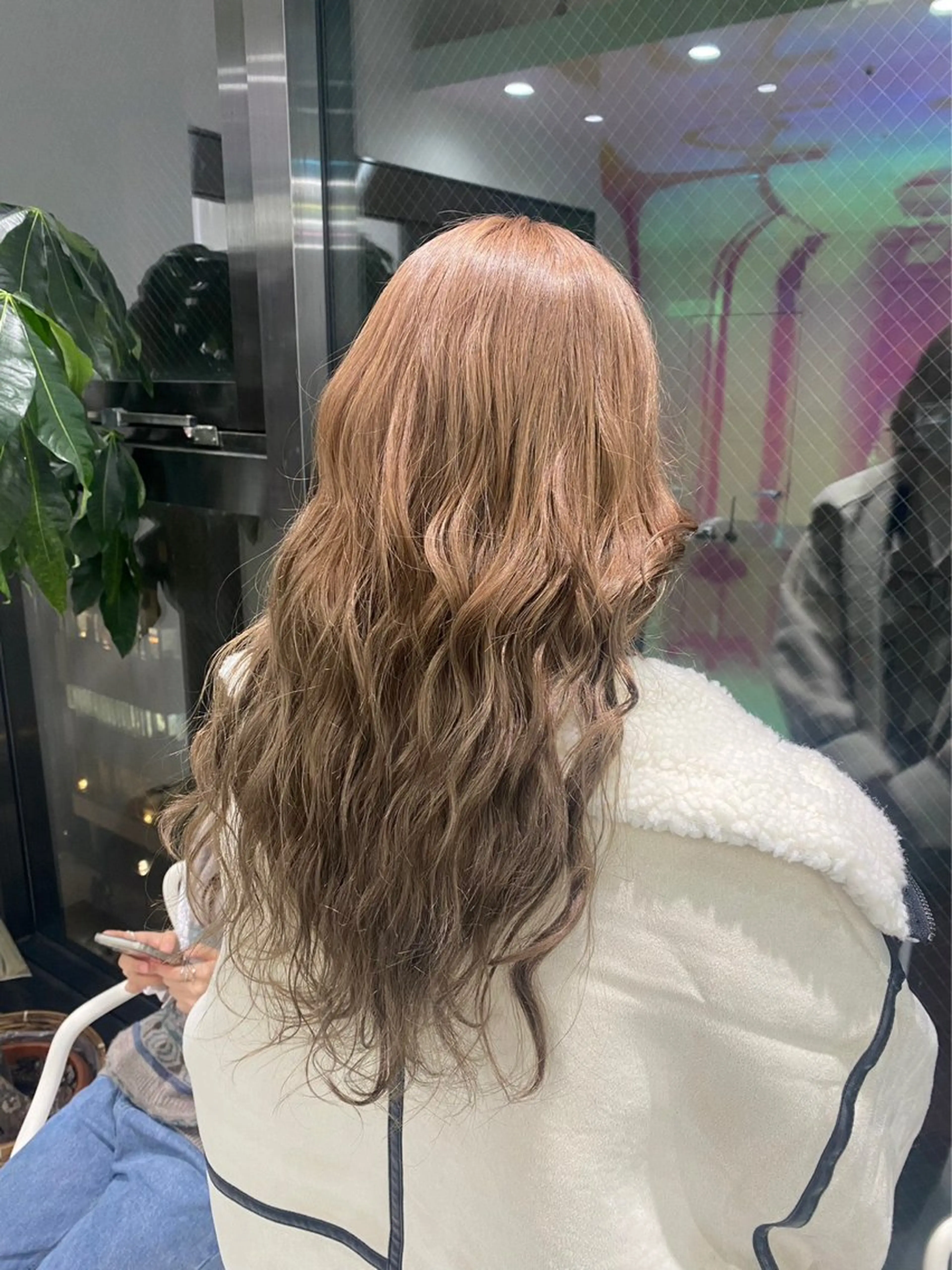 ロング カラー パーマ ヘアアレンジ メンズ 🤍透明感カラー🤍 似合わせ🤍AINEのヘアスタイル