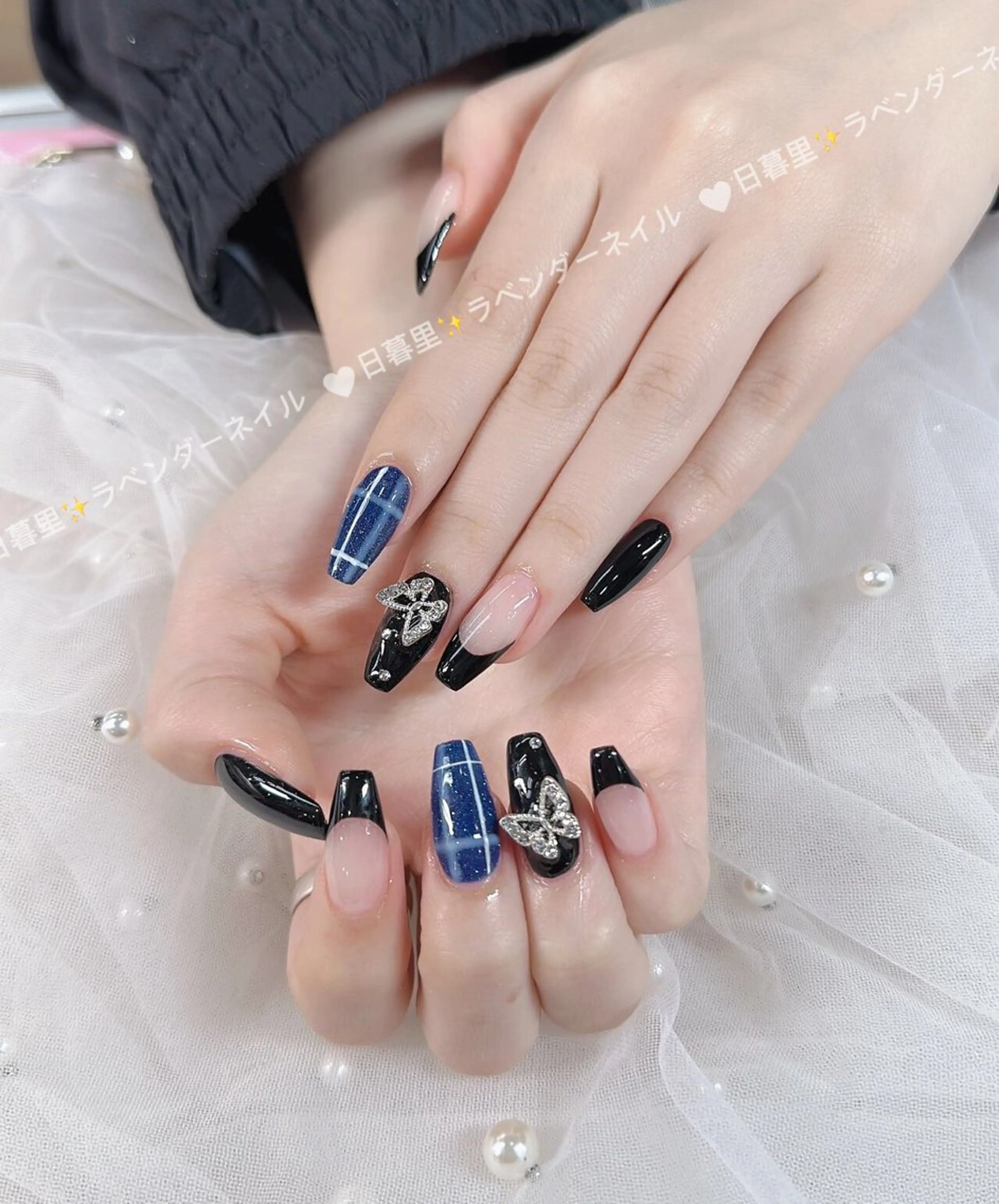 ネイル ラベンダー💖日暮里 ルル💖ネイルのネイルデザイン