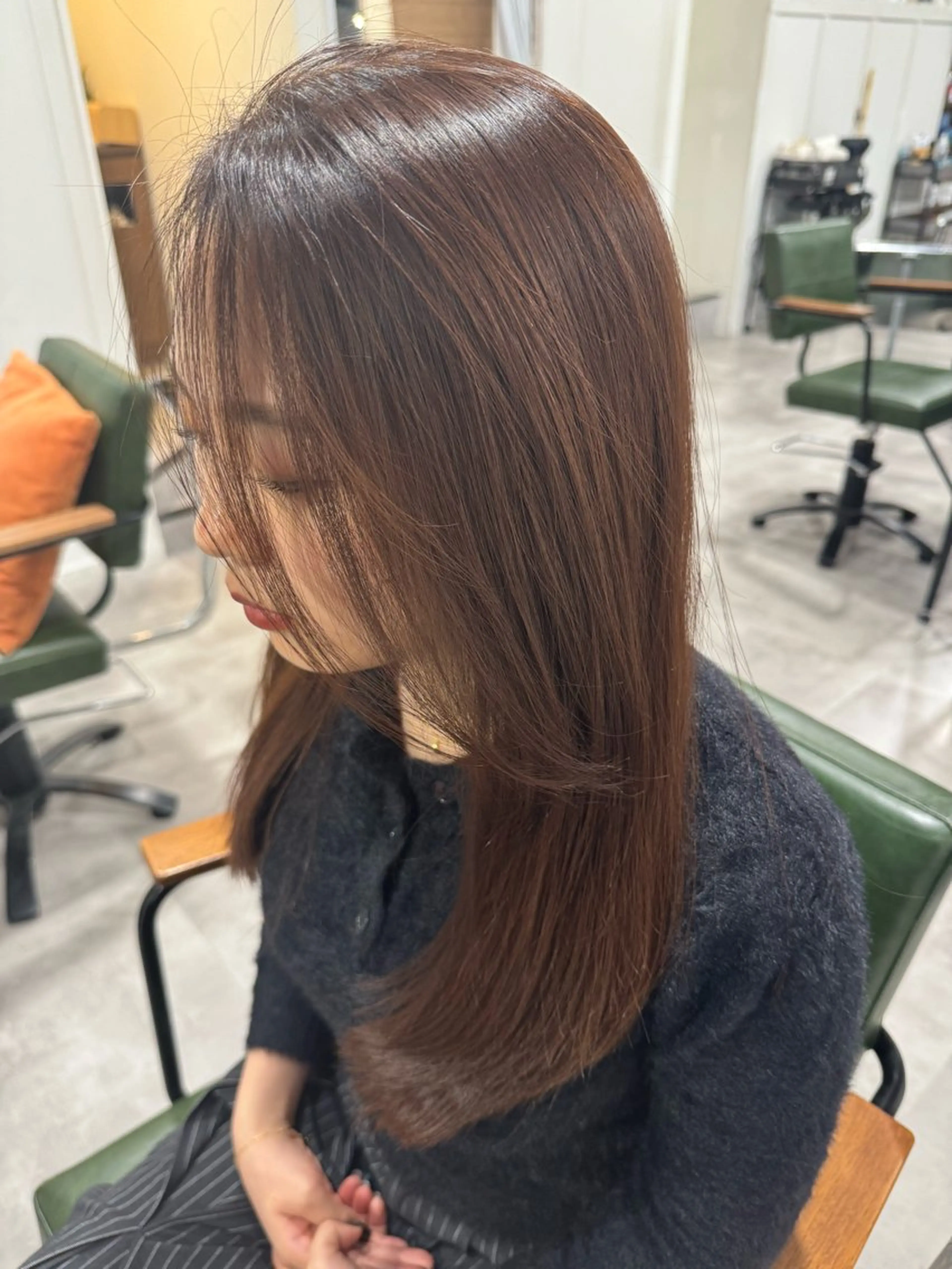 【ご新規様限定!】艶感たっぷりイノアカラー➕顔まわりカット💇♀️の写真