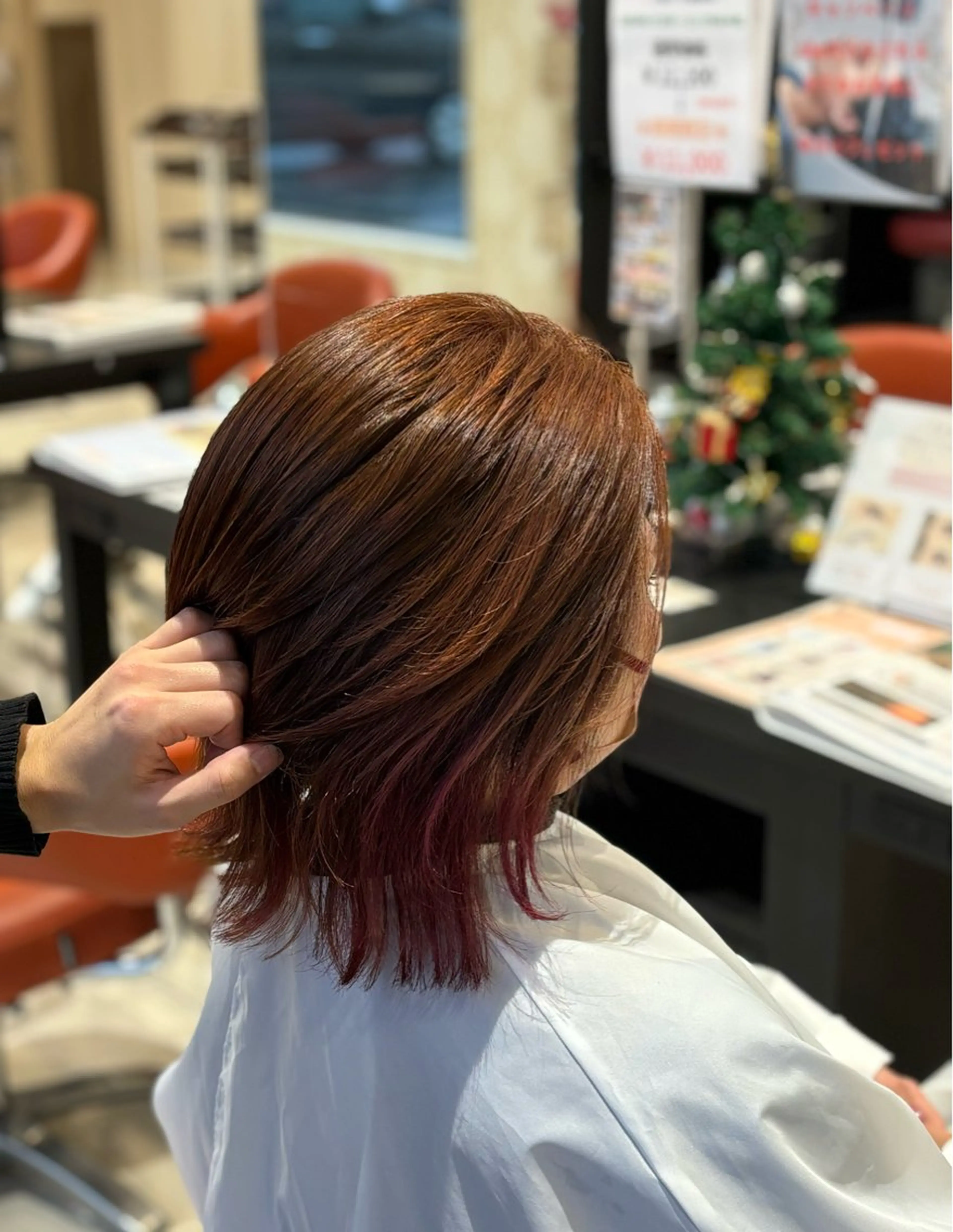 カラー 阿部 脩平のヘアスタイル