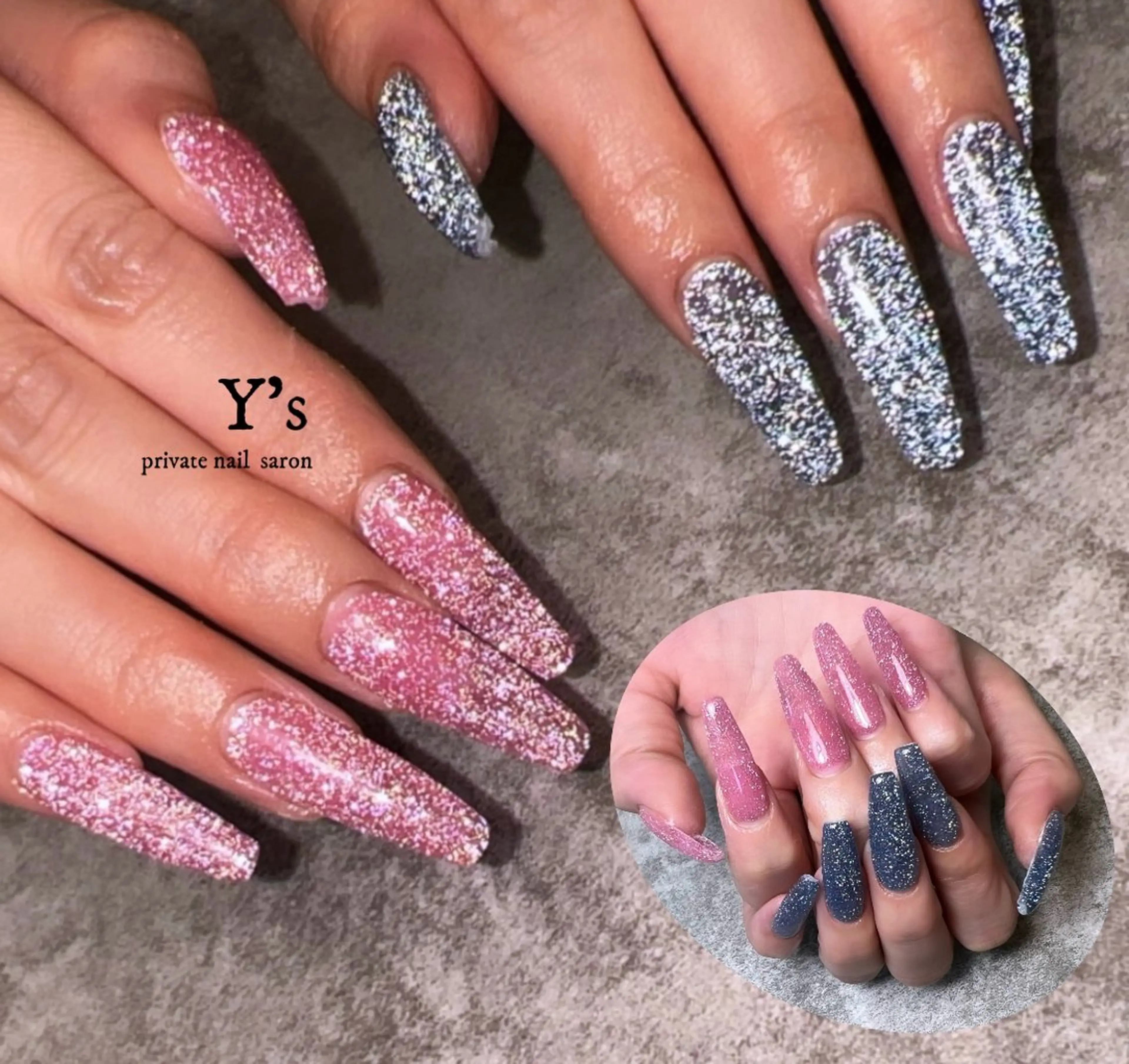 ネイル 長さ出し ハンドネイル Y's nail ˚✧₊YUIのネイルデザイン