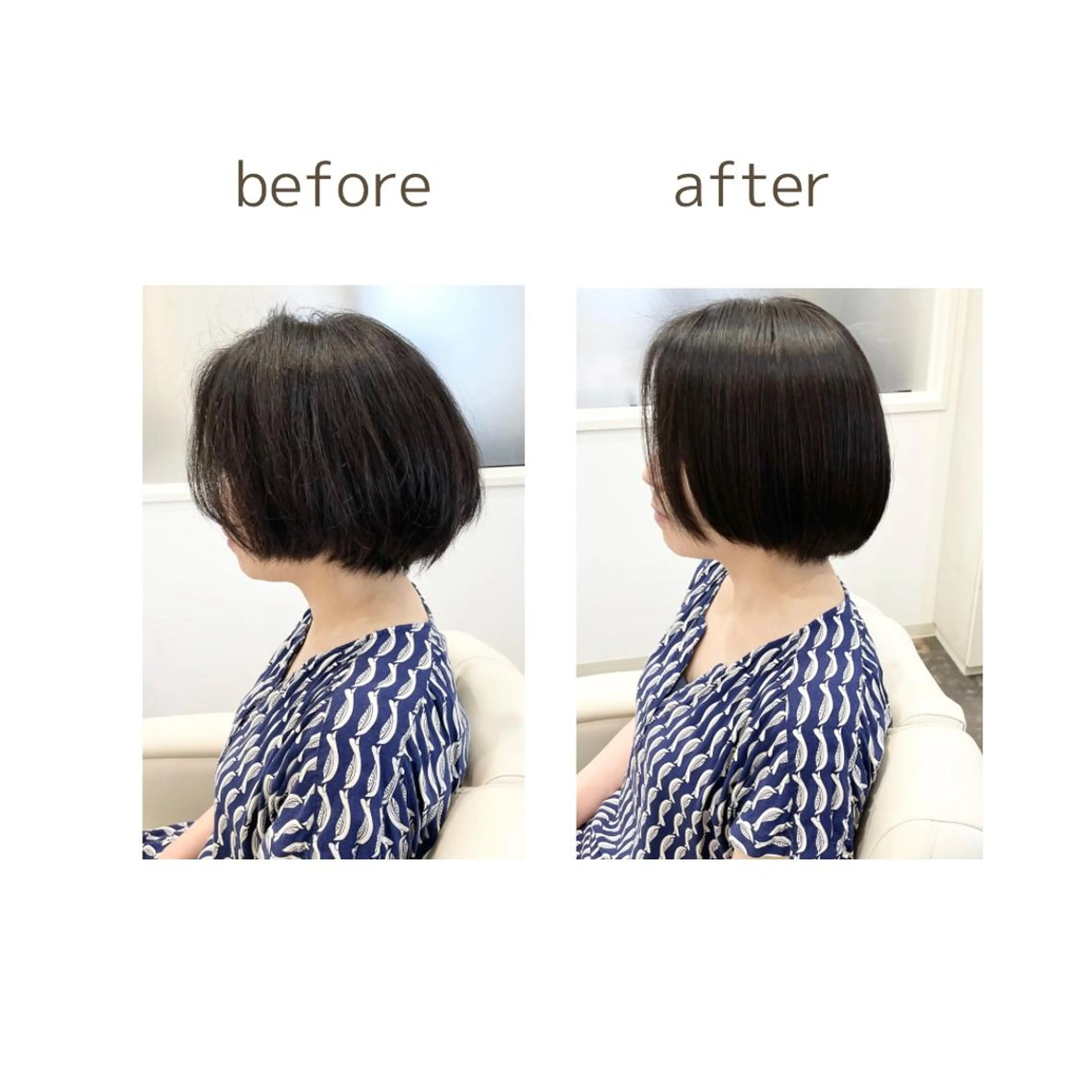 ショート 縮毛矯正 縮毛矯正 シェアサロンfreesha所属・マンツーマン 🌿大野千尋のヘアスタイル