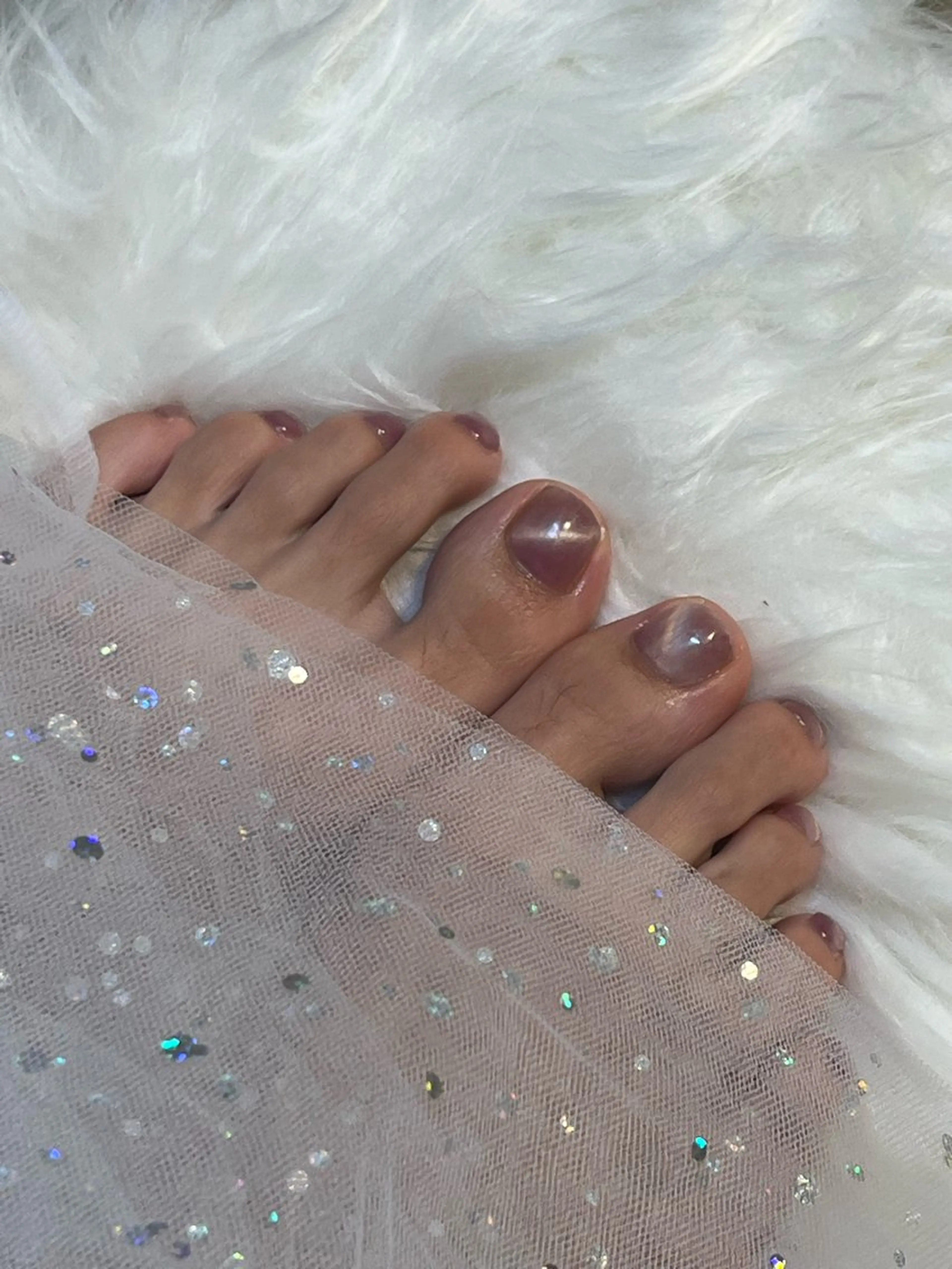 ネイル マグネットネイル フットネイル Miyakawa Ririkoのネイルデザイン