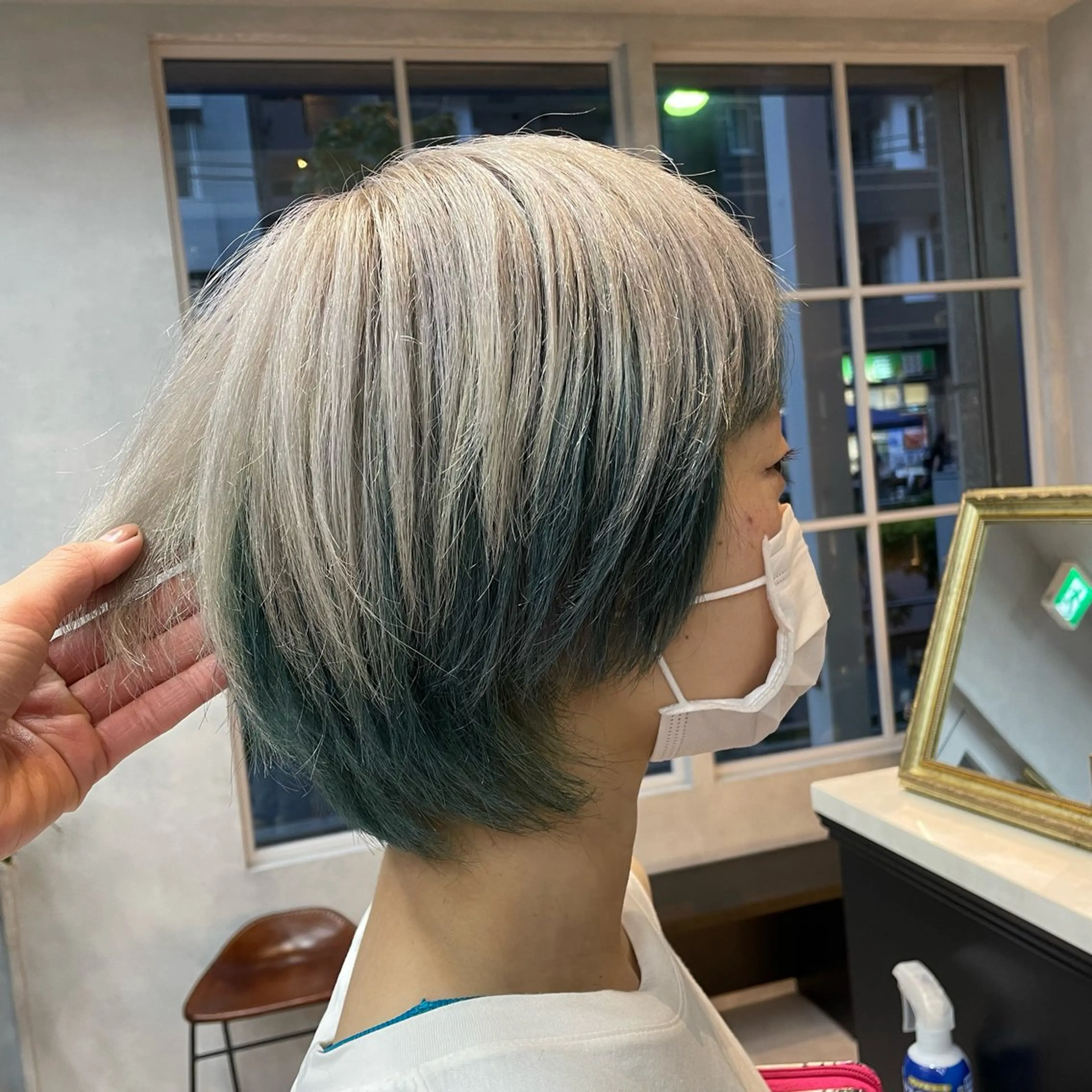 ショート ヘアカラー 🫧艶髪/ブリーチ 🐳honami🫧のヘアスタイル