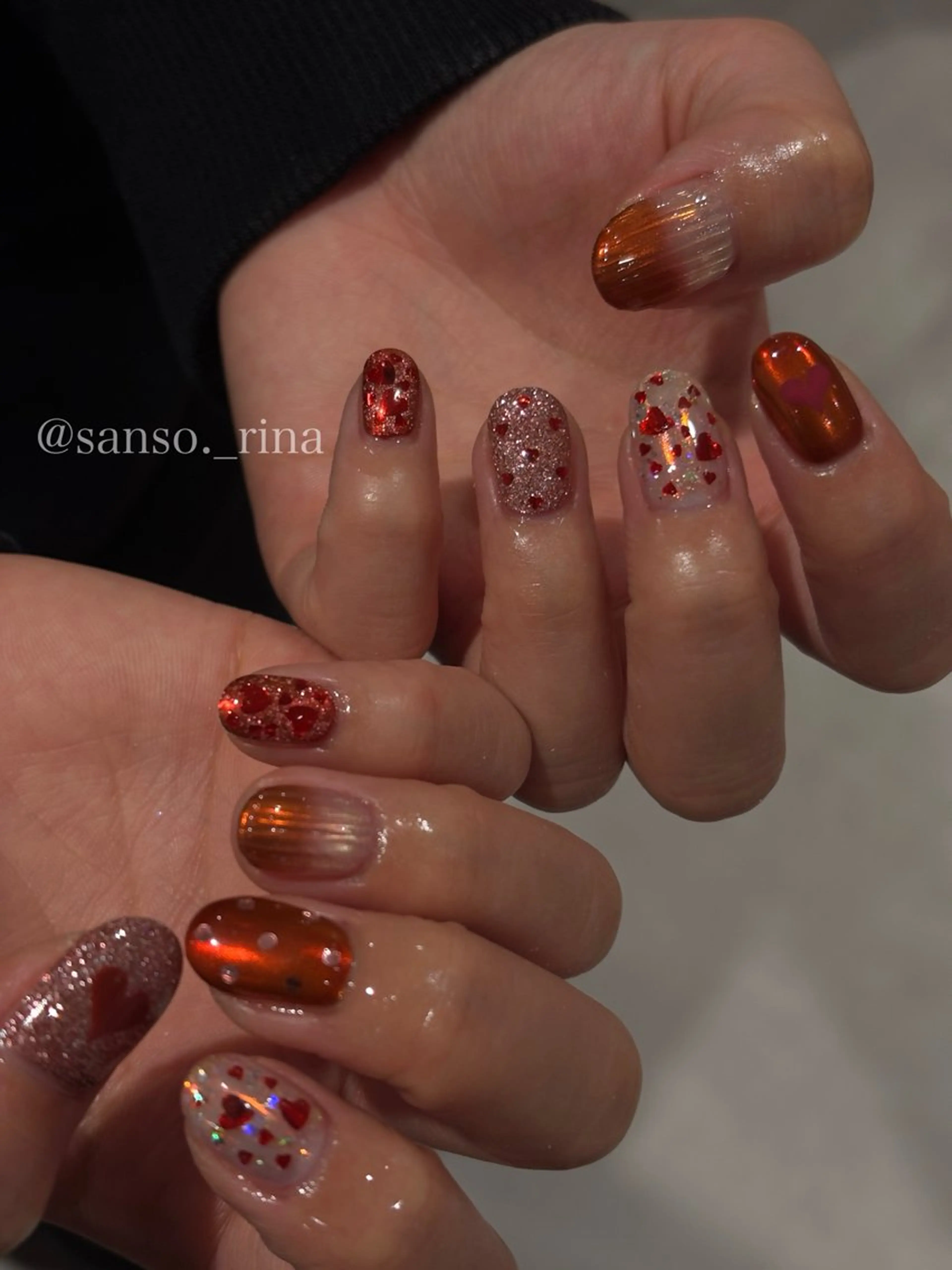 ネイル ハンドネイル フットネイル nuu 栄所属・早川 里奈のネイルデザイン