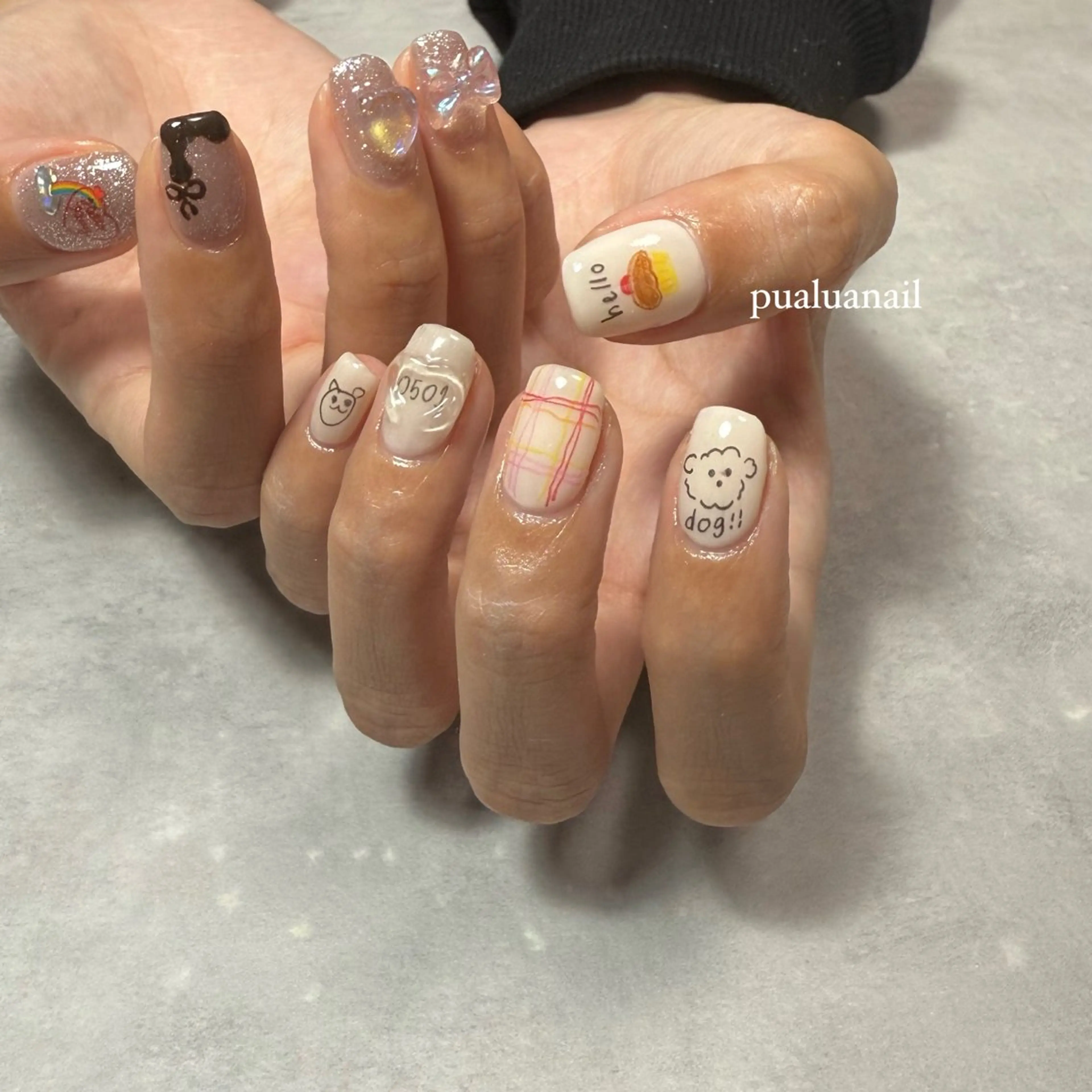 ネイル ハンドネイル pualua miharuのネイルデザイン